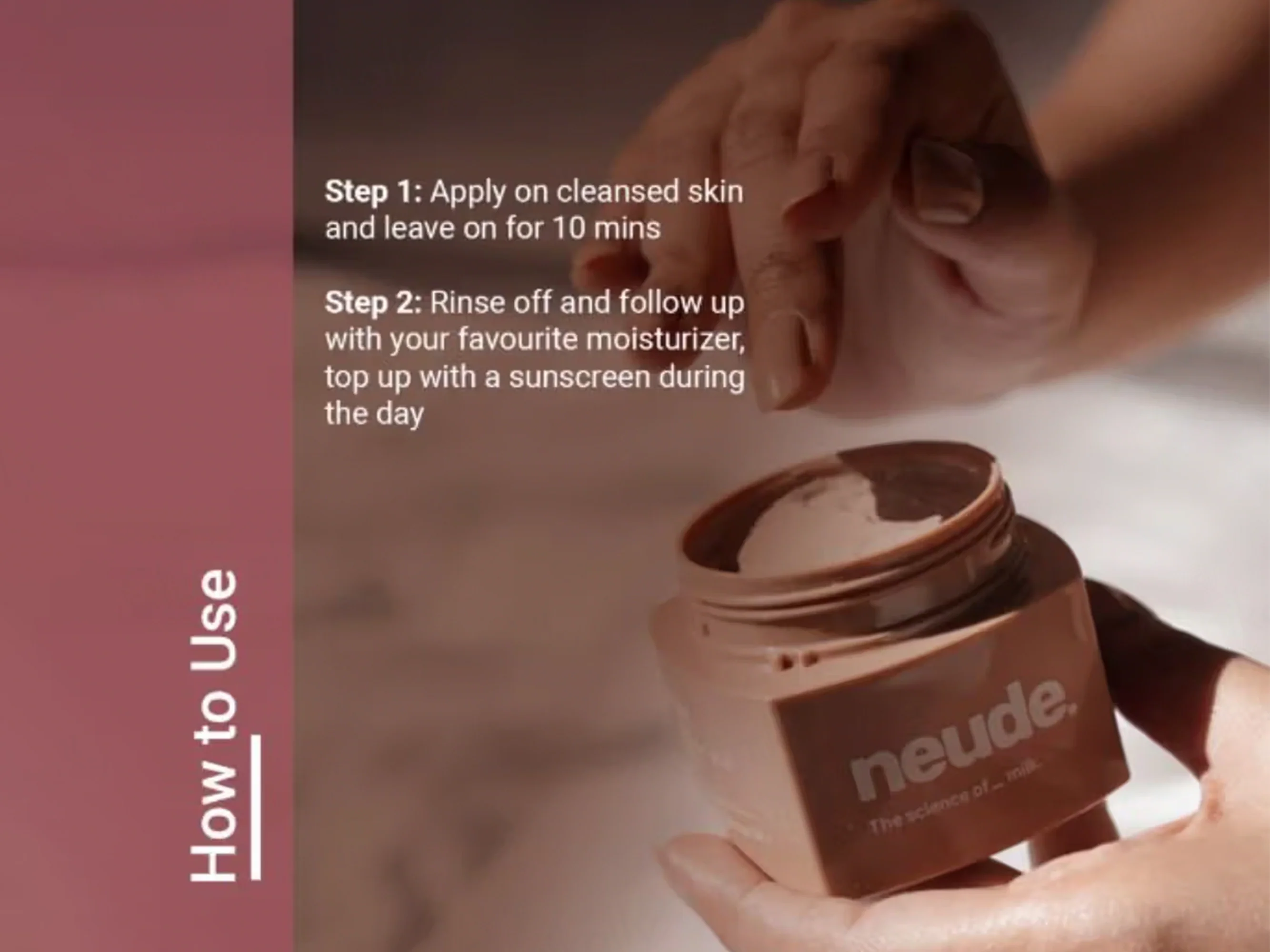 Neude FaceTime! Instant Glow Facial Spa Mask - Image 5