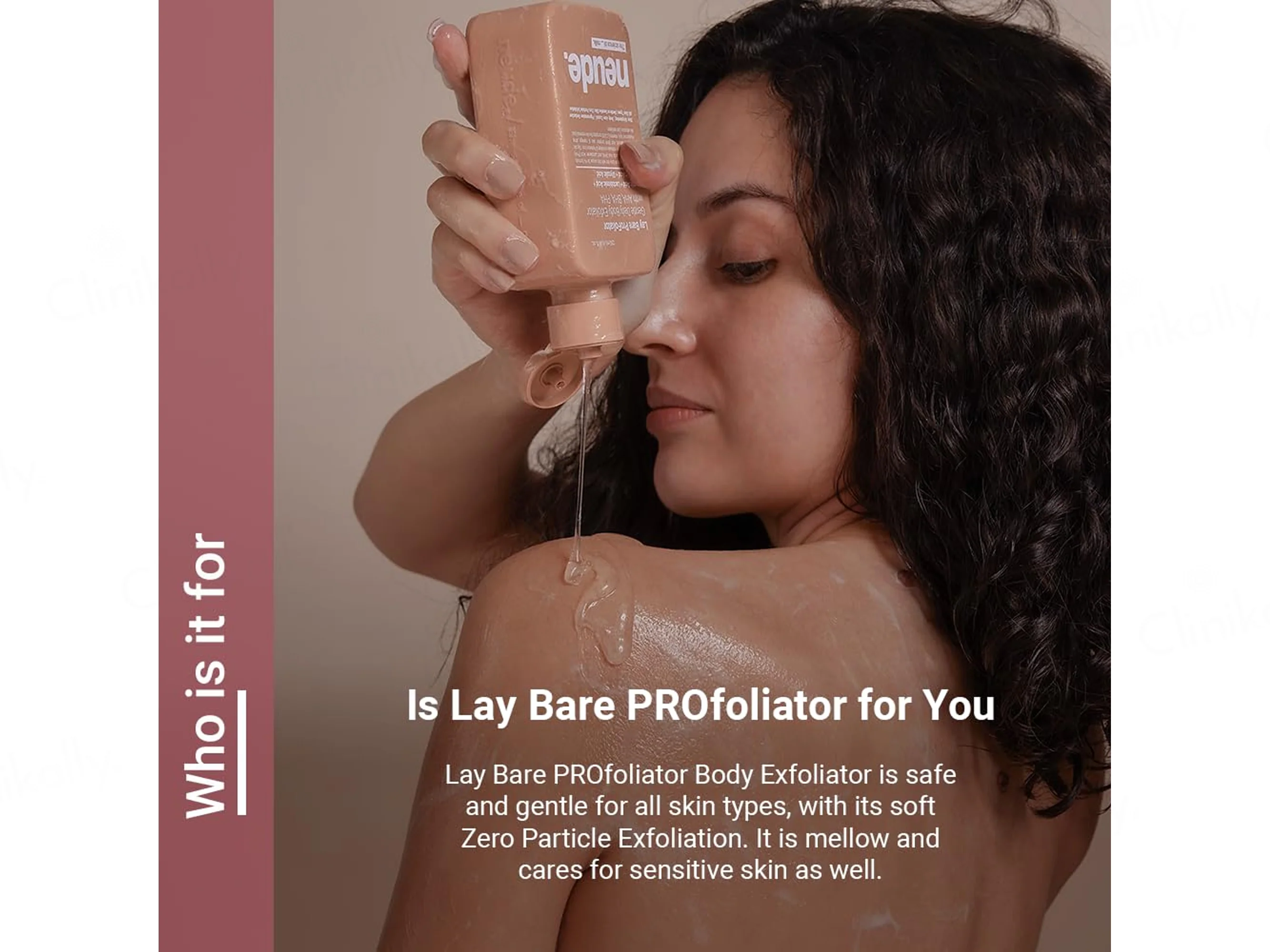 Neude Lay Bare Profoliator Gentle Daily Body Exfoliator Scrub - Image 10