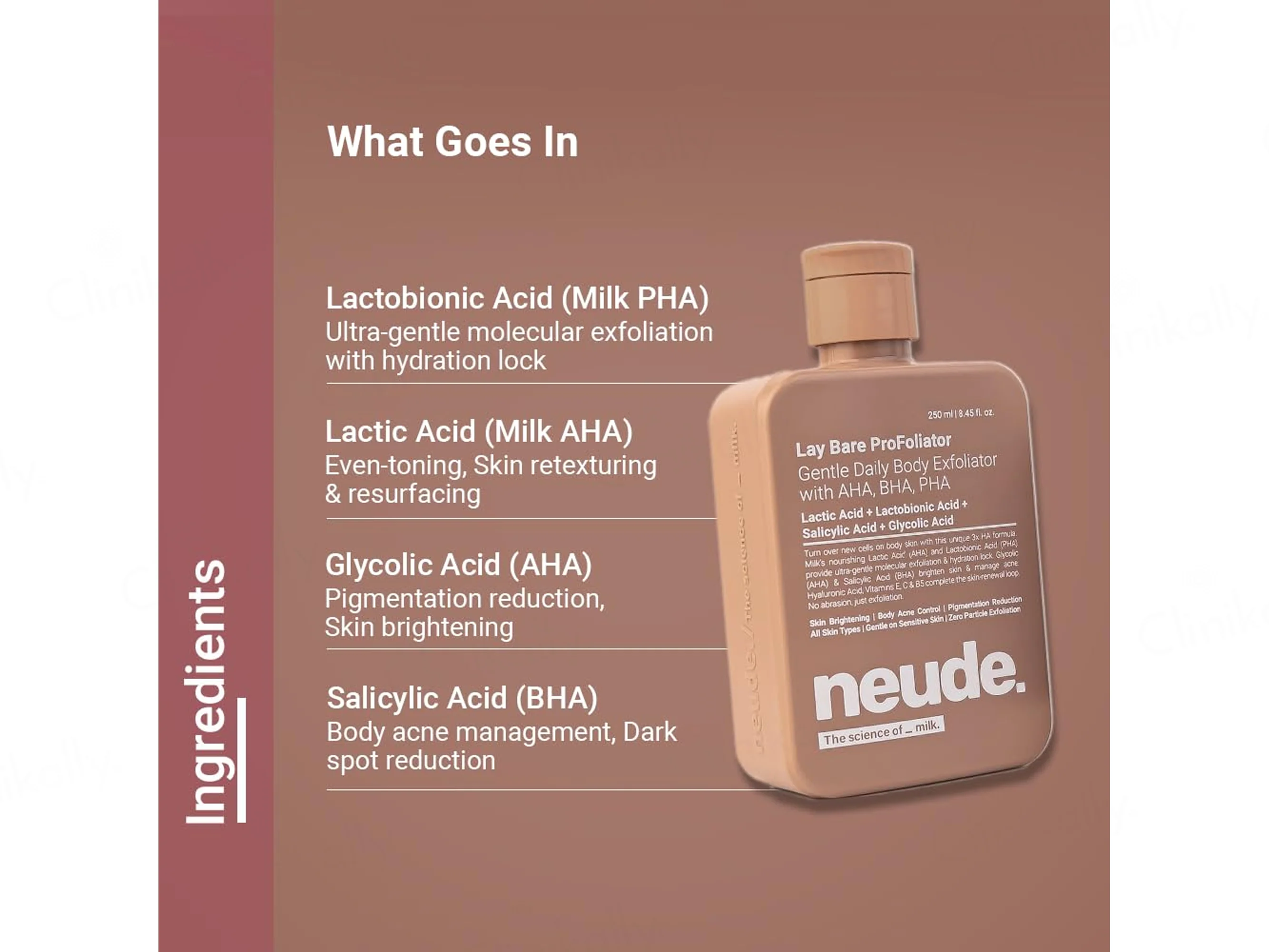 Neude Lay Bare Profoliator Gentle Daily Body Exfoliator Scrub - Image 5