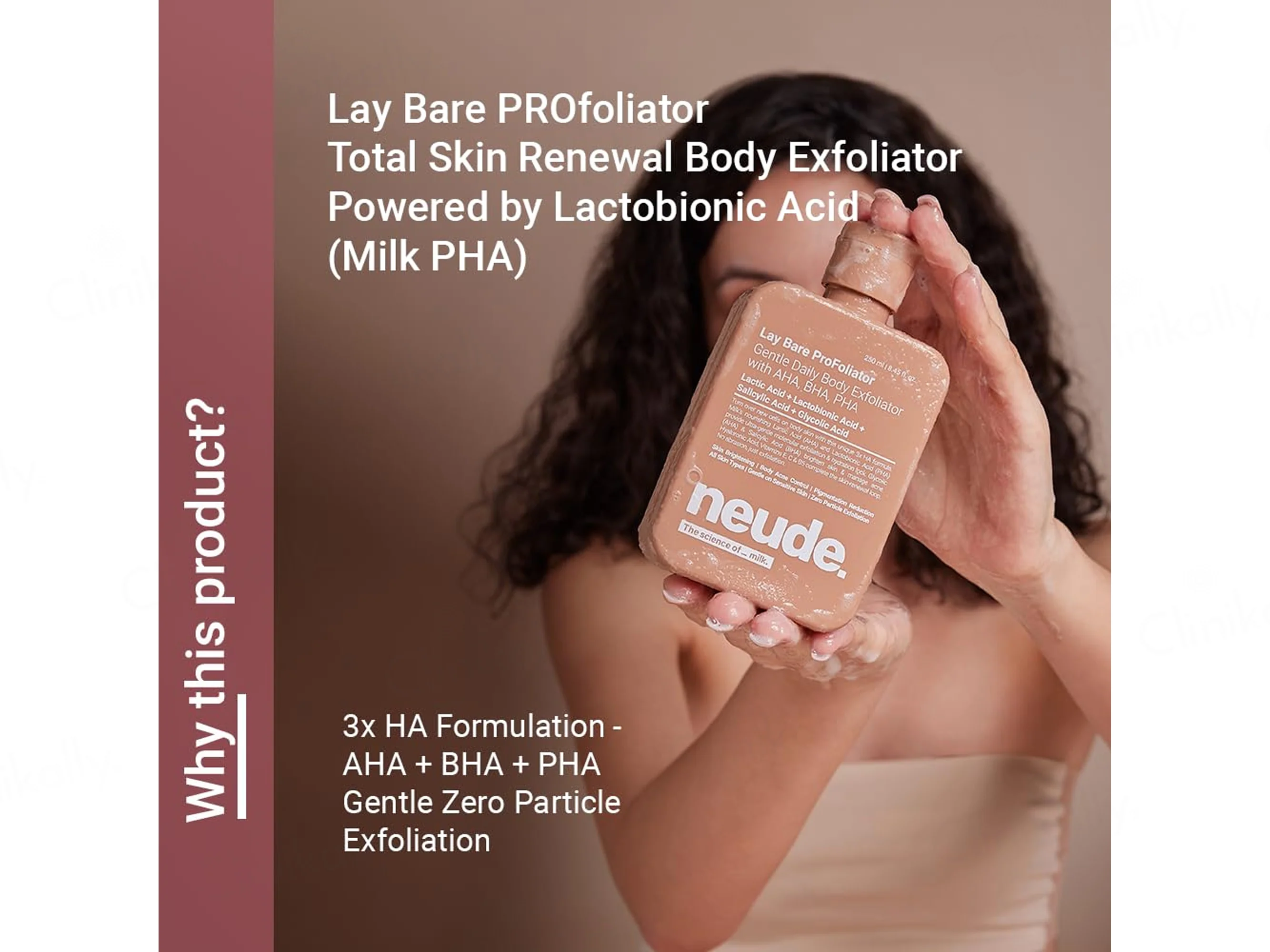 Neude Lay Bare Profoliator Gentle Daily Body Exfoliator Scrub - Image 9