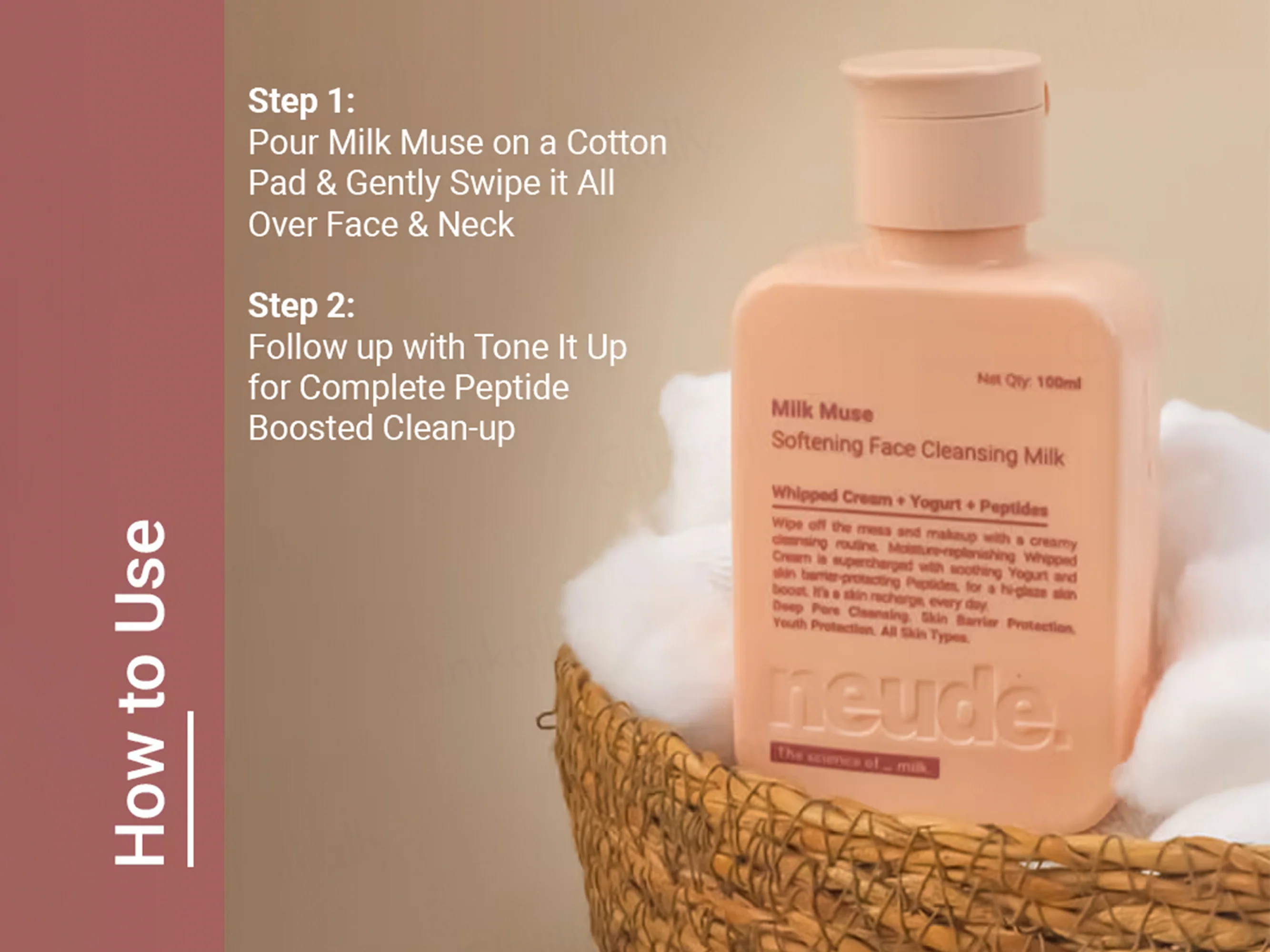 Neude Milk Muse Softening Face Cleansing Milk - Image 4