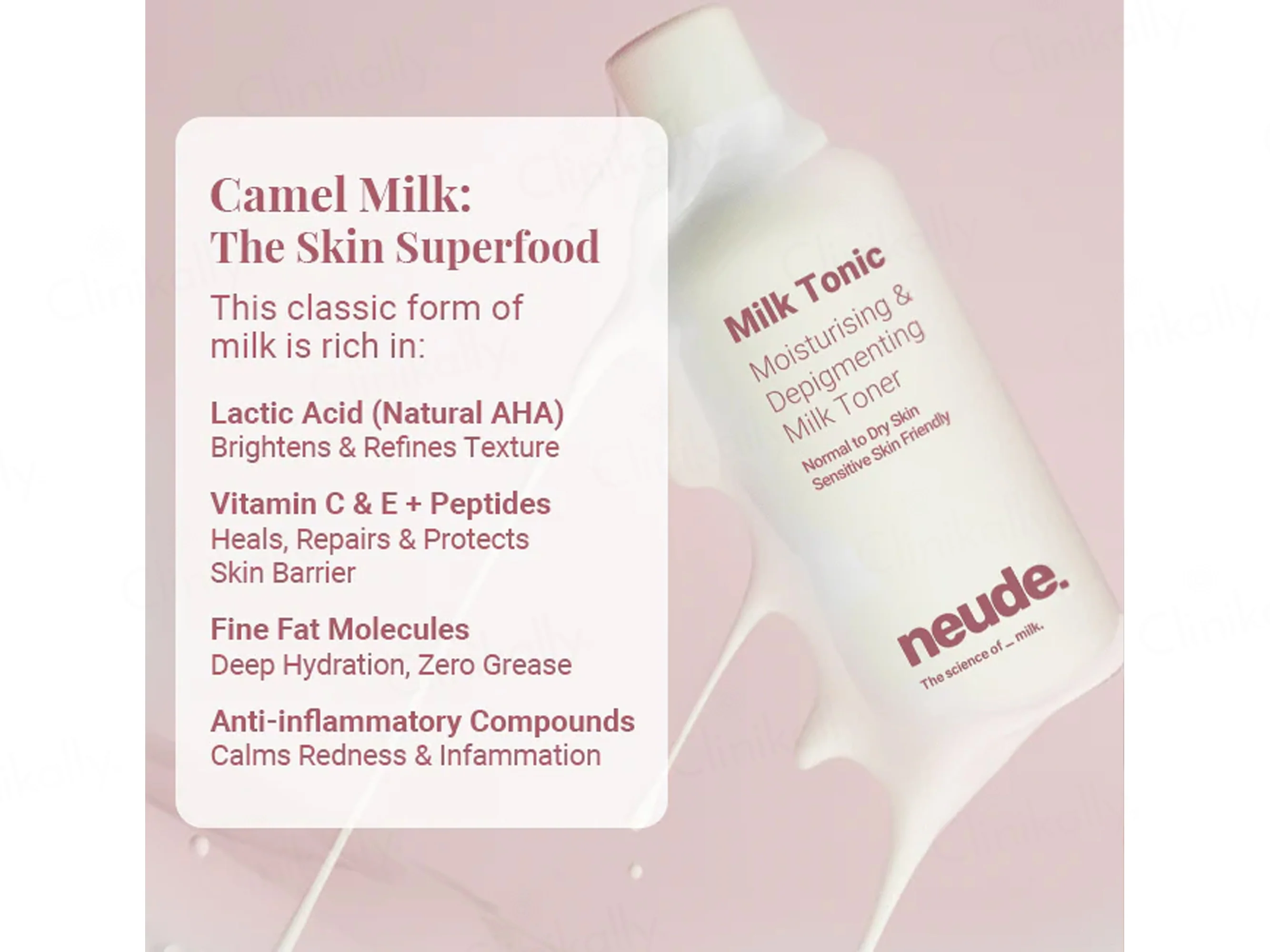 Neude Milk Tonic Moisturising & Depigmenting Milk Toner - Image 5