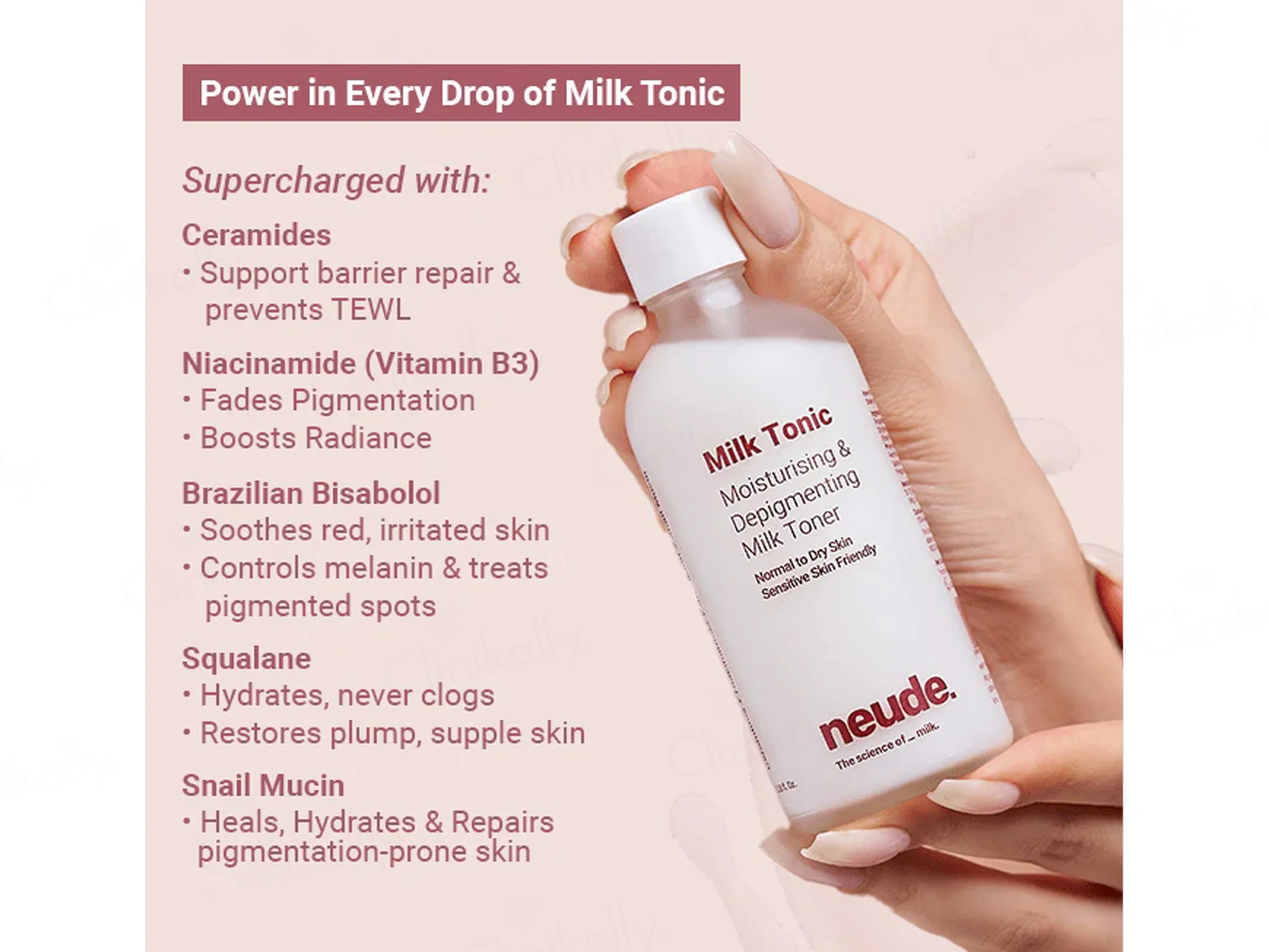 Neude Milk Tonic Moisturising & Depigmenting Milk Toner - Image 7