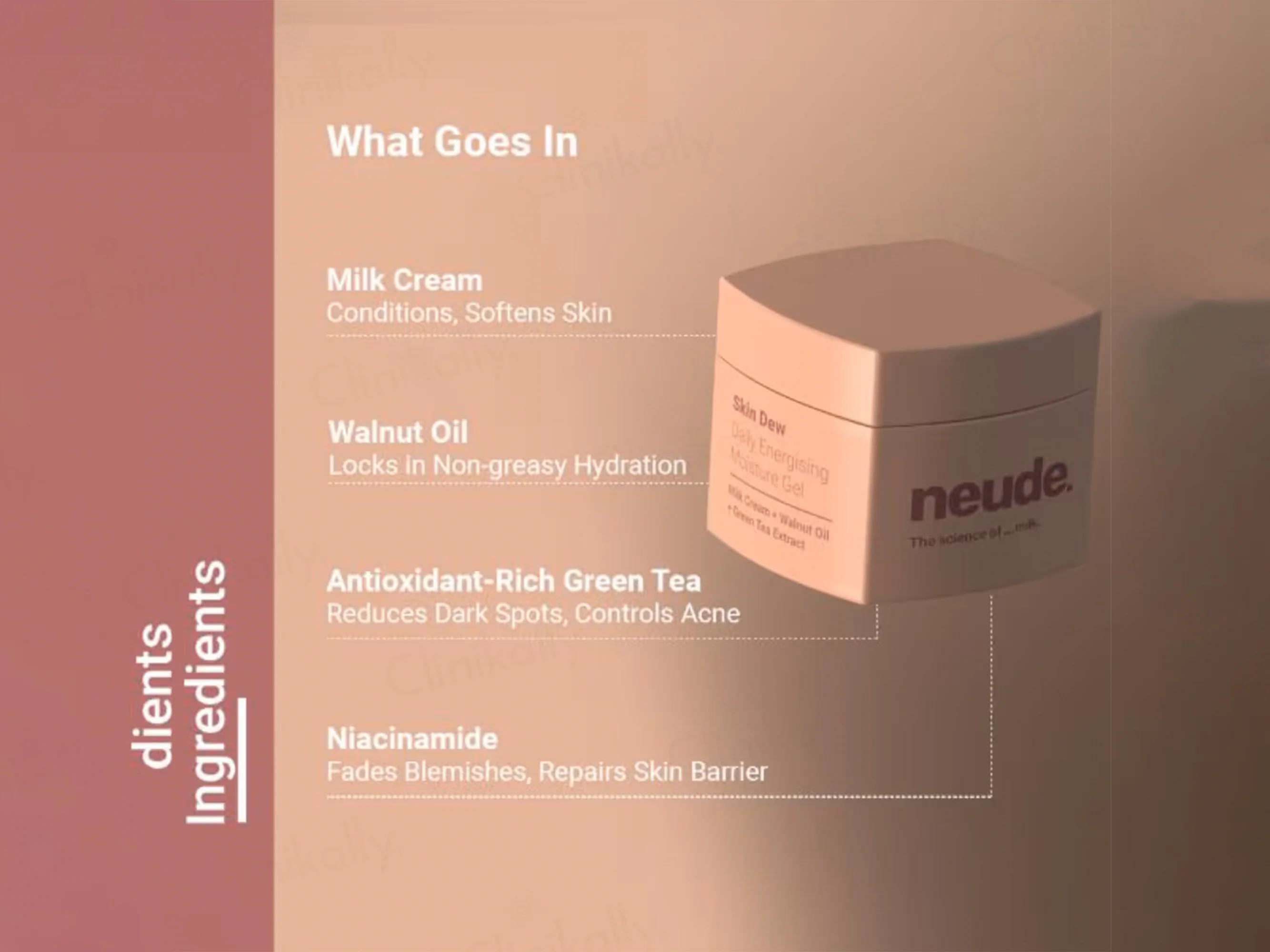 Neude Skin Dew Daily Energising Face Moisture Gel - Image 2
