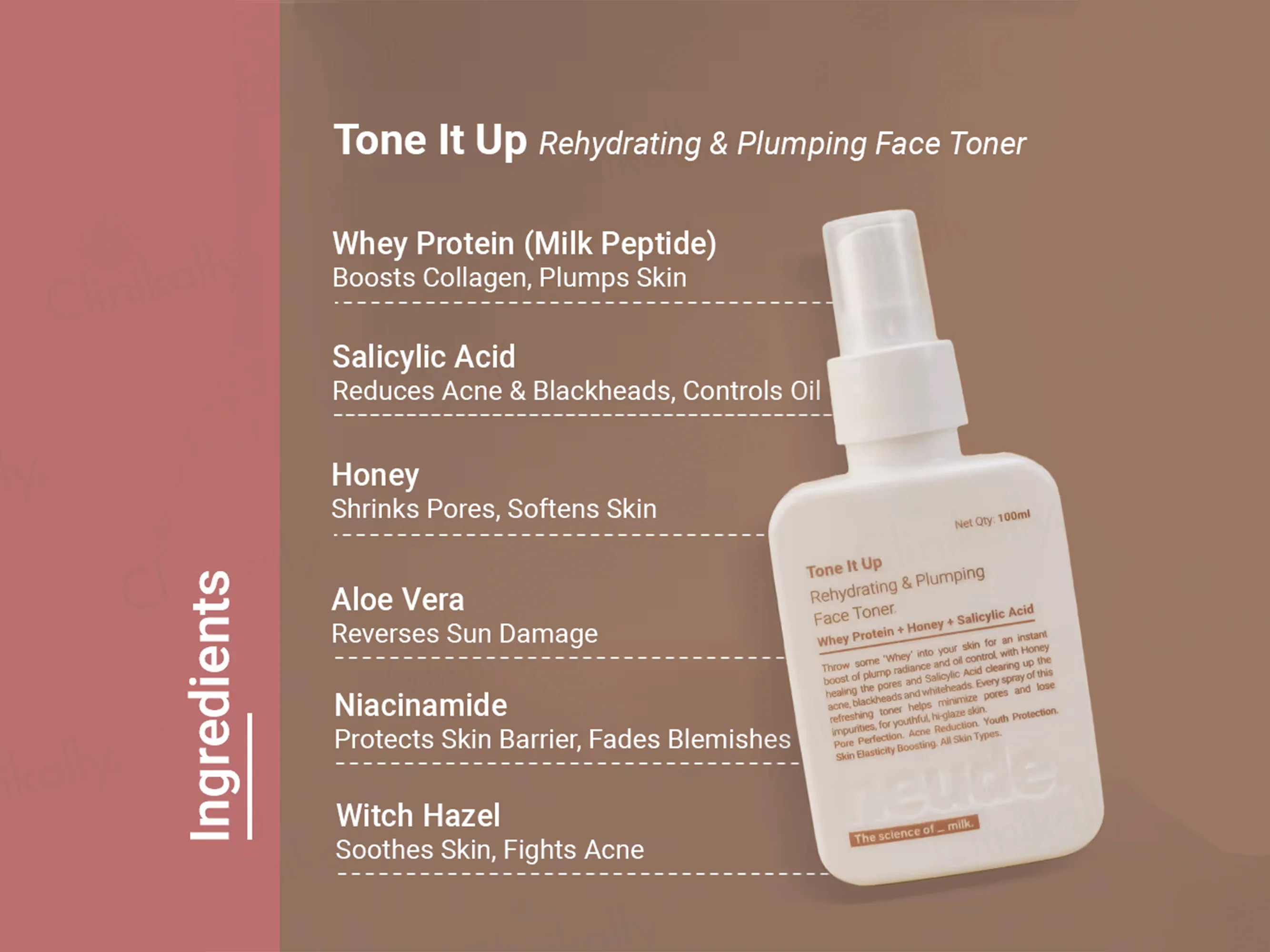 Neude Tone It Up Rehydrating & Plumping Face Toner - Image 2
