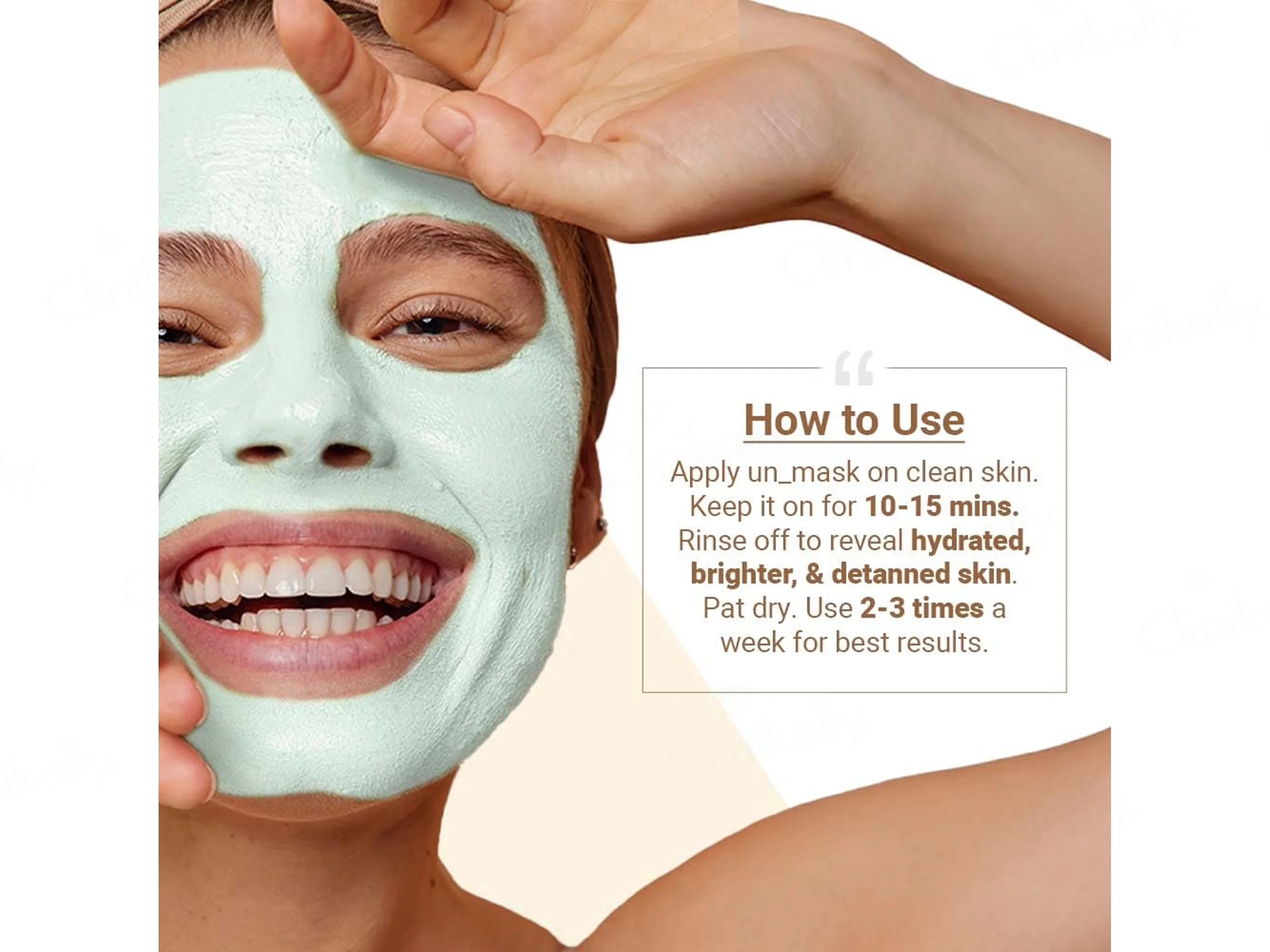 Neude Unmask Everyday De-Tanning, Hydrating and Brightening Face Mask - Image 9