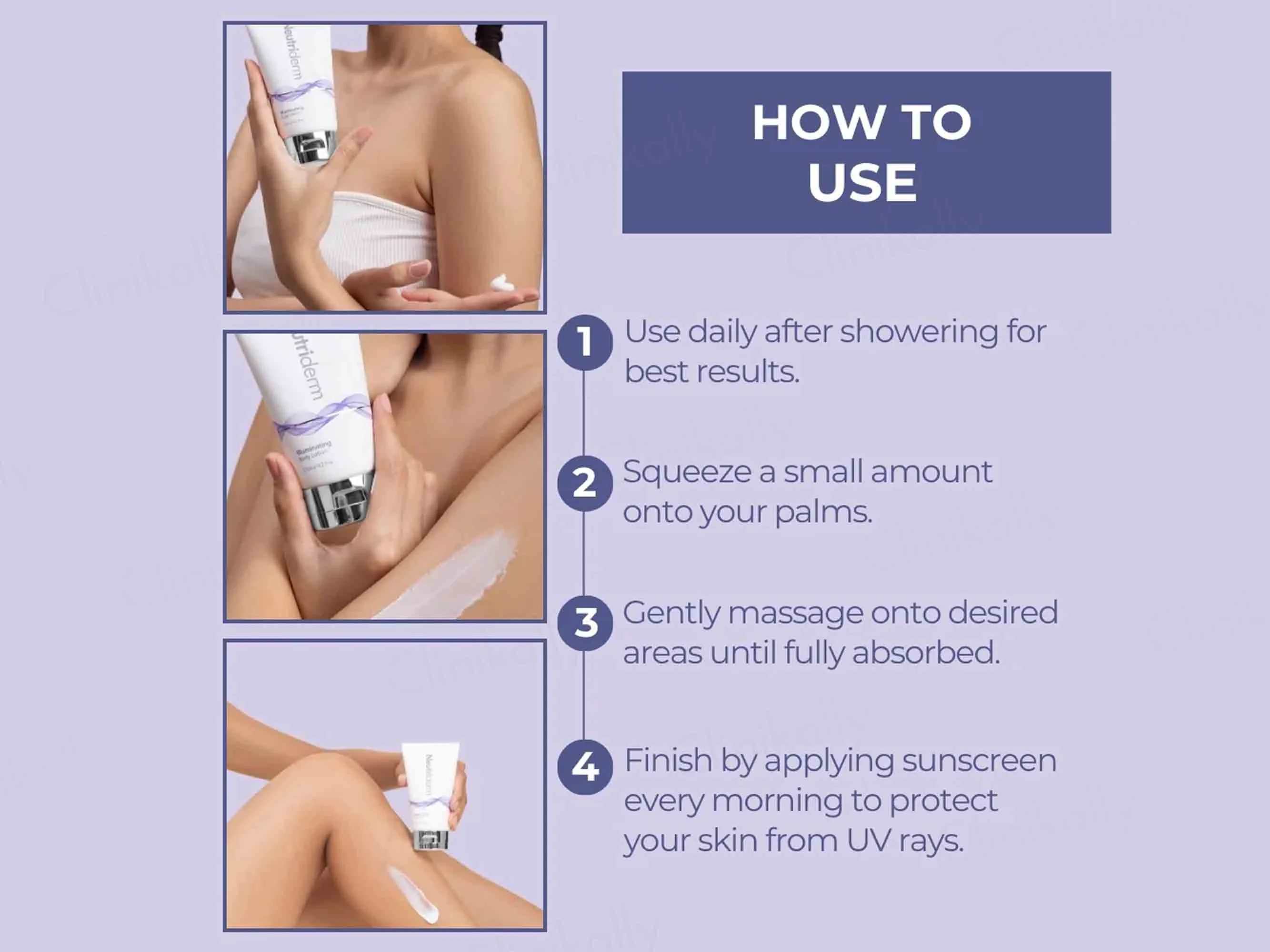 Neutriderm Illuminating Body Lotion - Image 5