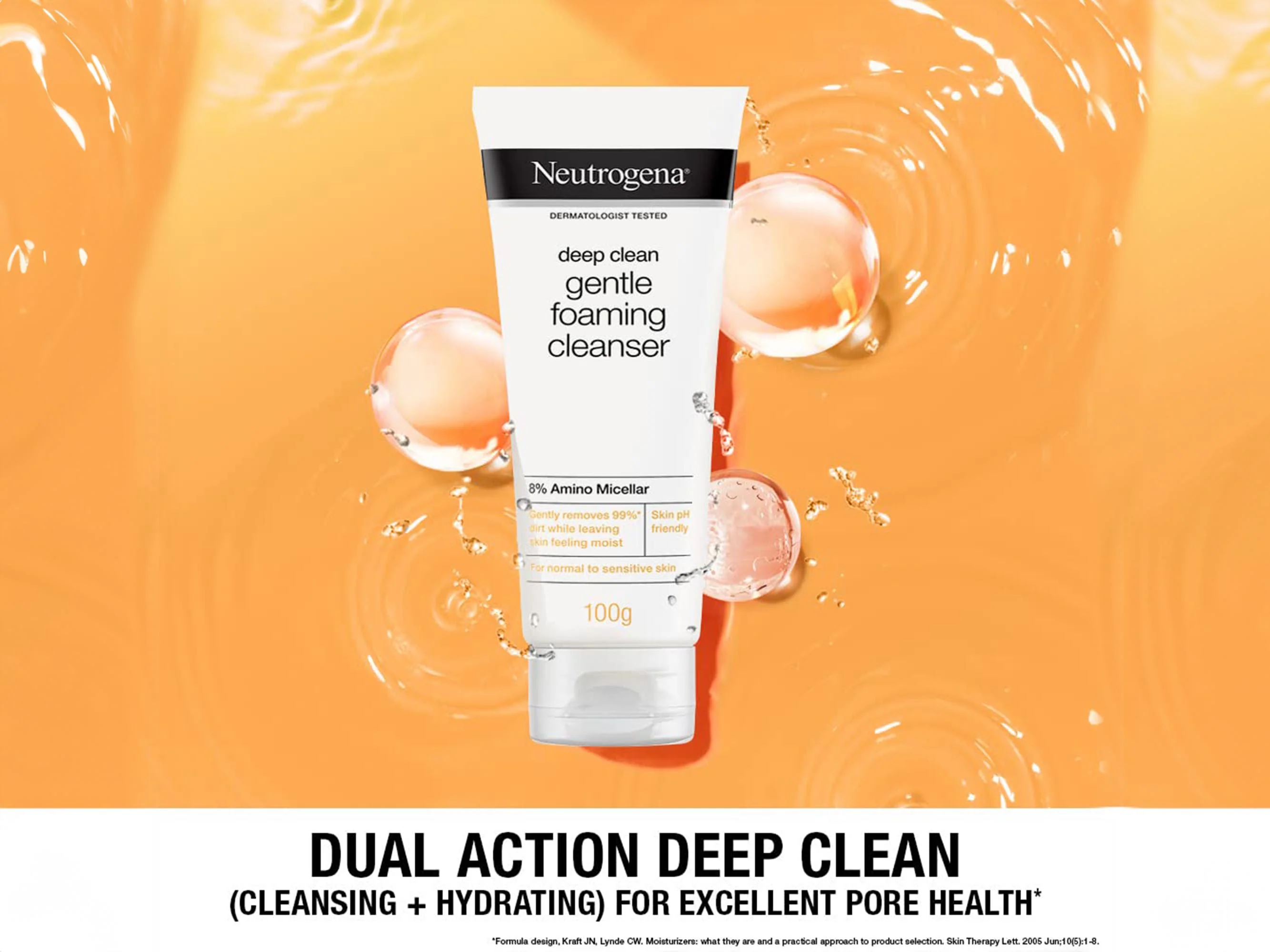 Neutrogena Deep Clean Gentle Foaming Cleanser - Image 2
