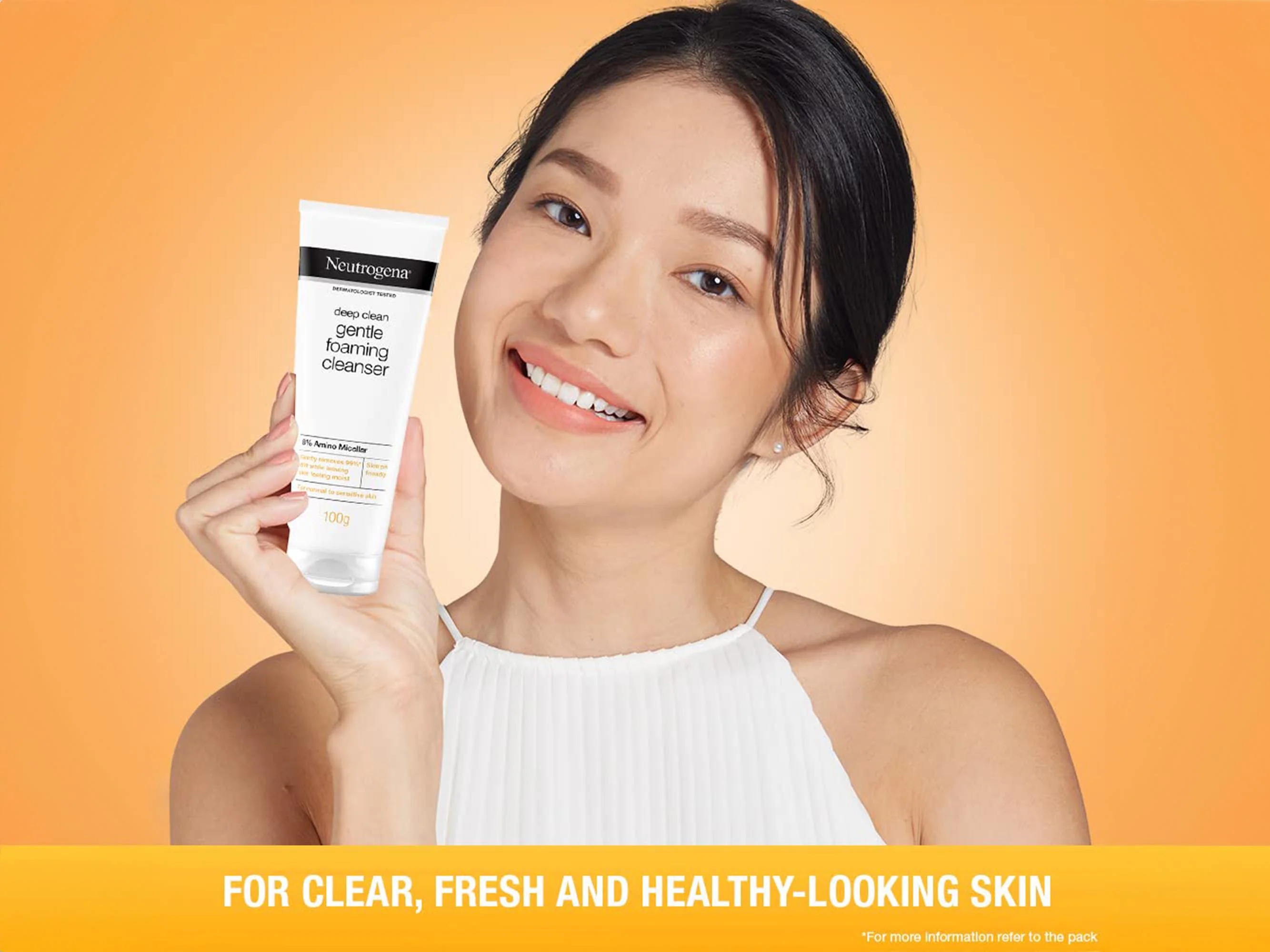 Neutrogena Deep Clean Gentle Foaming Cleanser - Image 4