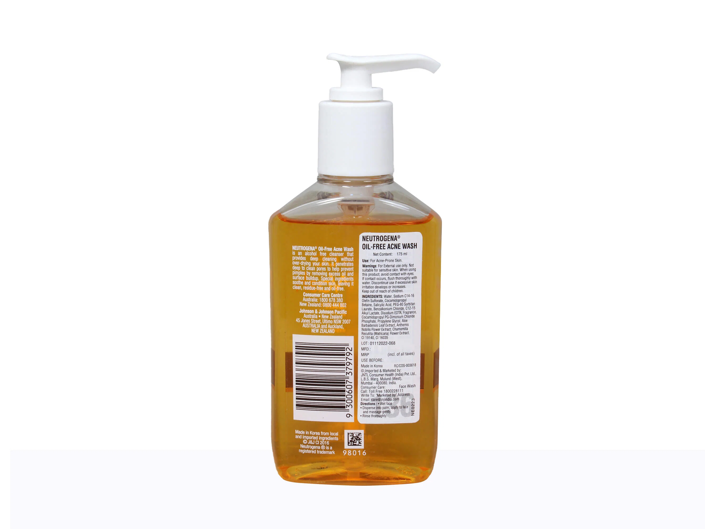 Neutrogena Oil Free Acne Wash - Image 3