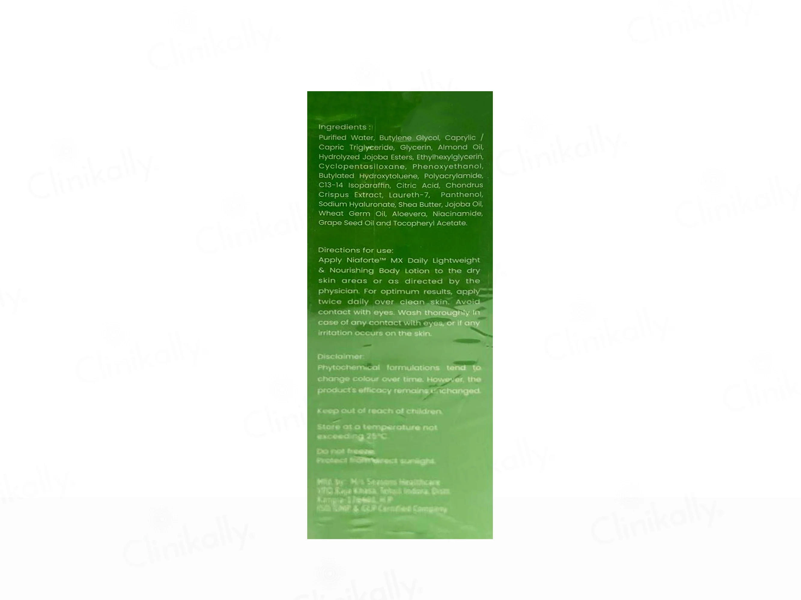 Niaforte MX Daily Lightweight & Nourishing Body Lotion - Image 2