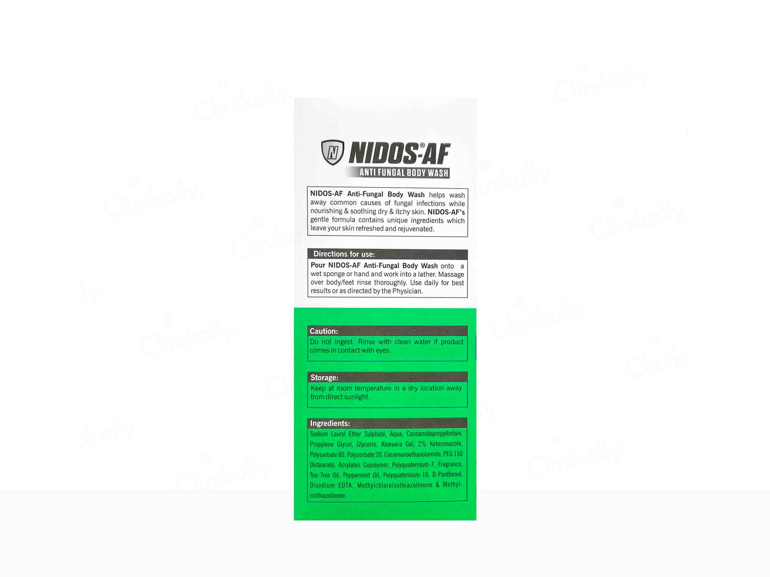 Nidos-AF Anti Fungal Body Wash - Image 2