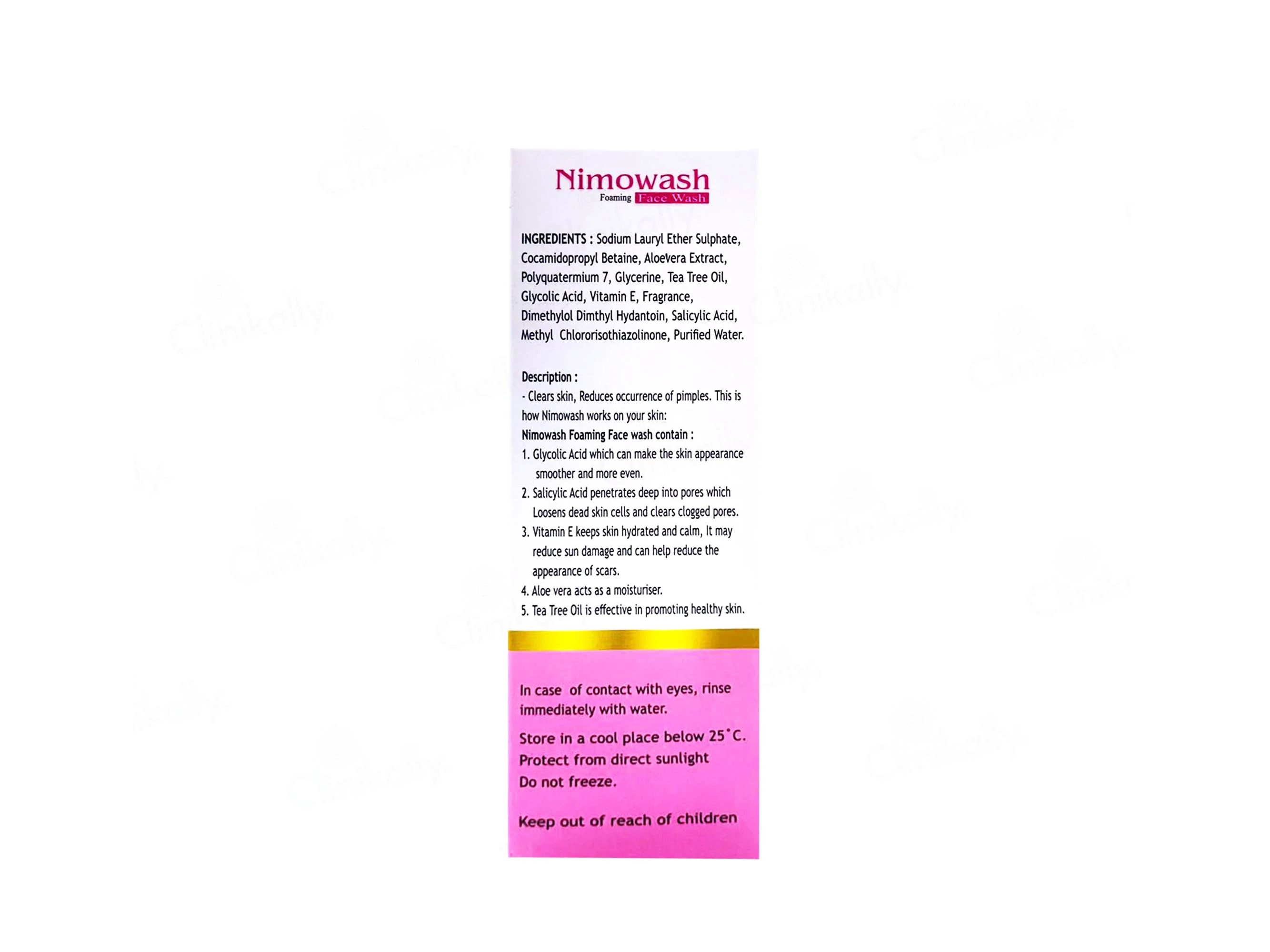 Nimowash Foaming Face Wash - Image 3