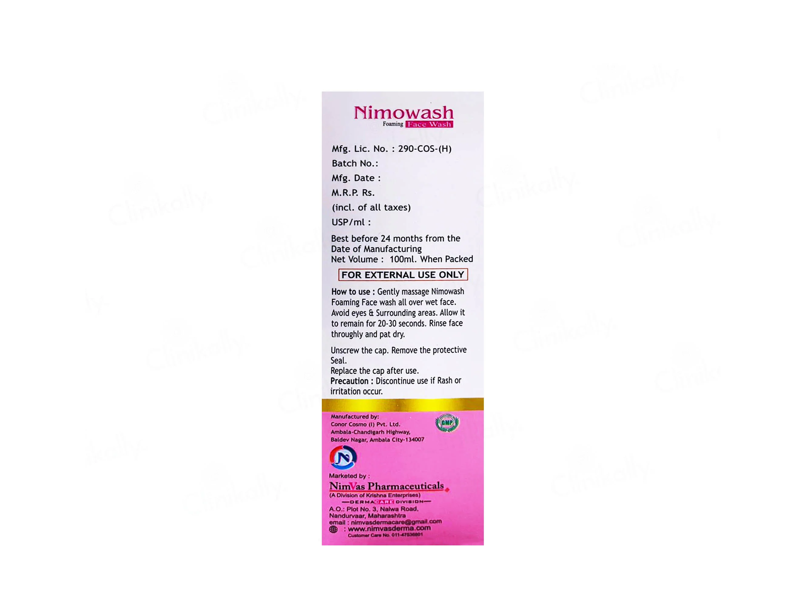 Nimowash Foaming Face Wash - Image 4