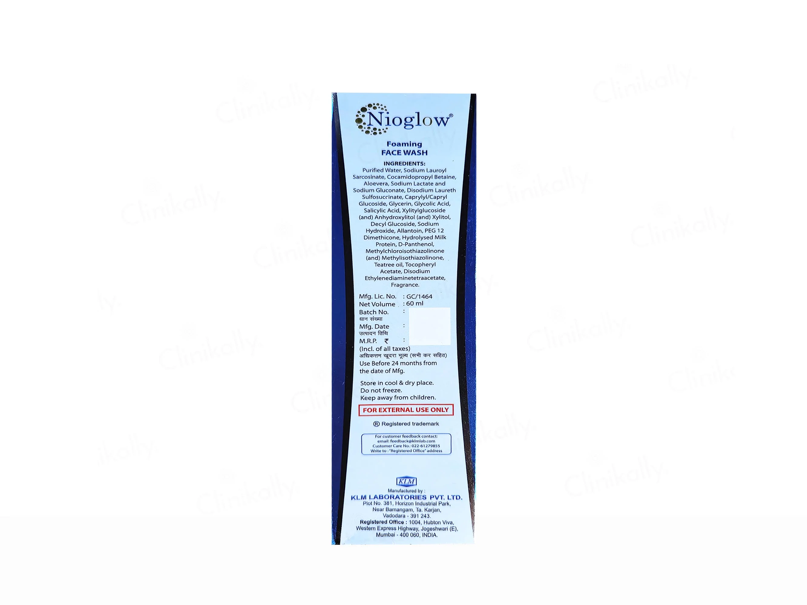 Nioglow Foaming Face Wash - Image 3