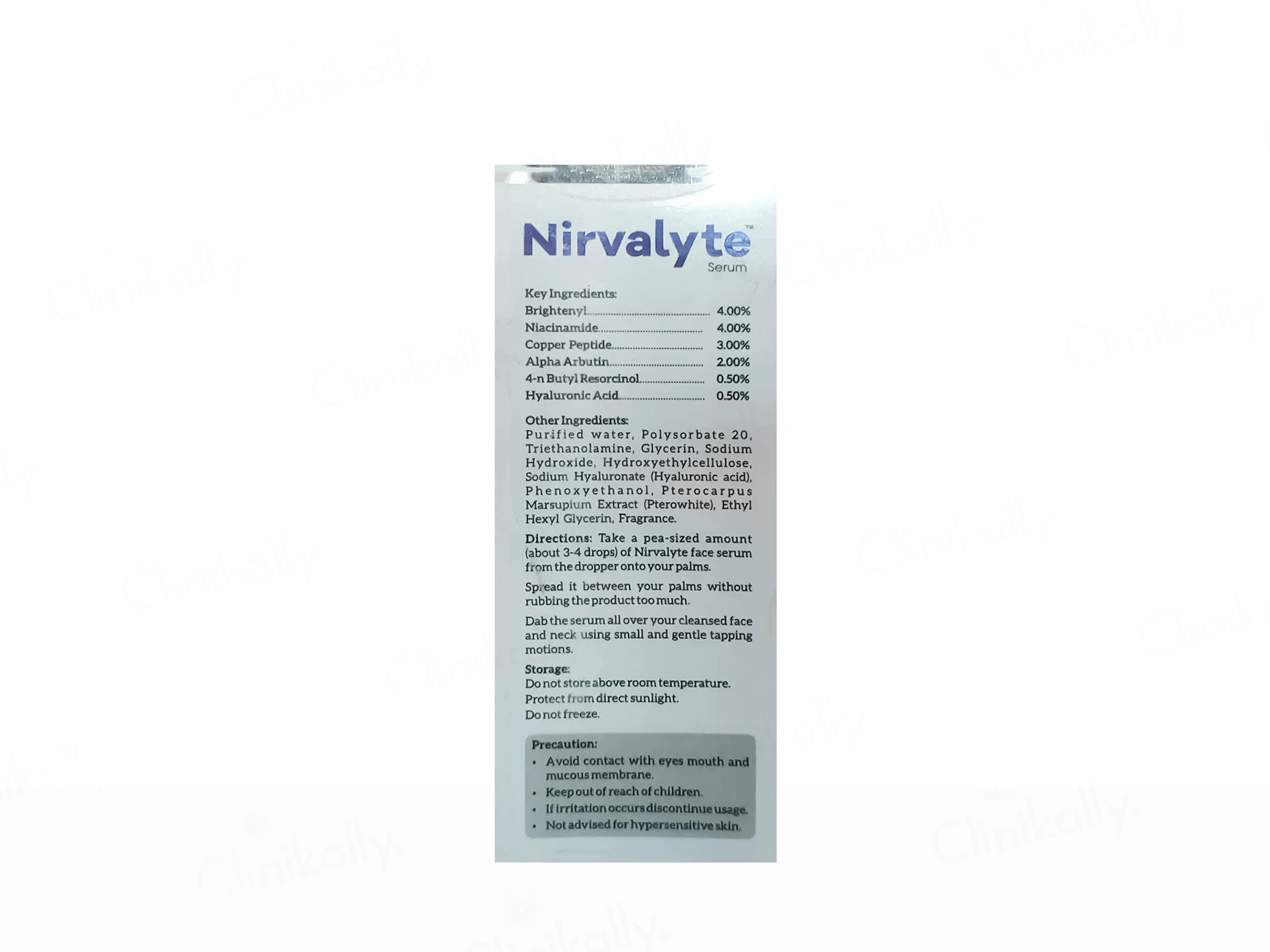 Nirvalyte Intense Skin Lightening & Brightening Face Serum - Image 3
