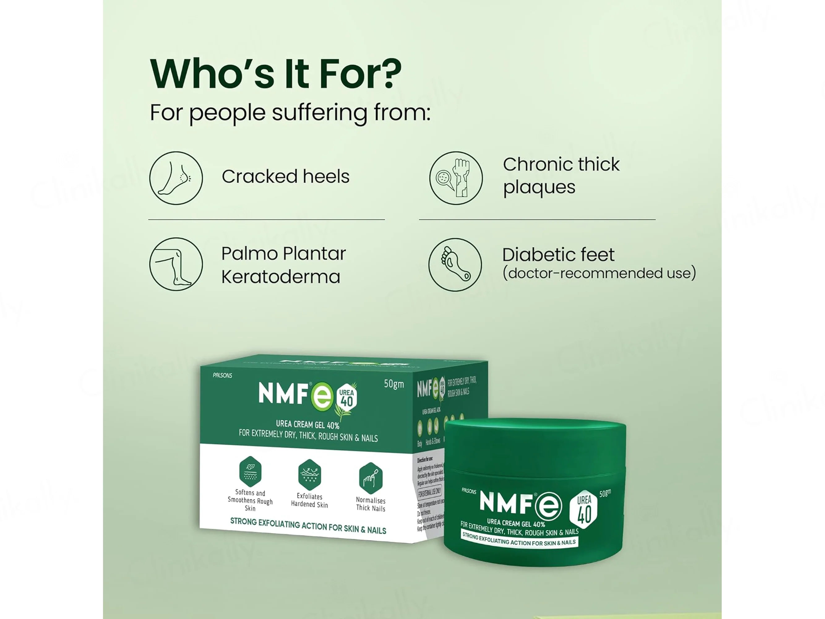 NMFe Urea 40% Cream Gel For Extremely Dry Skin & Nails - Image 6