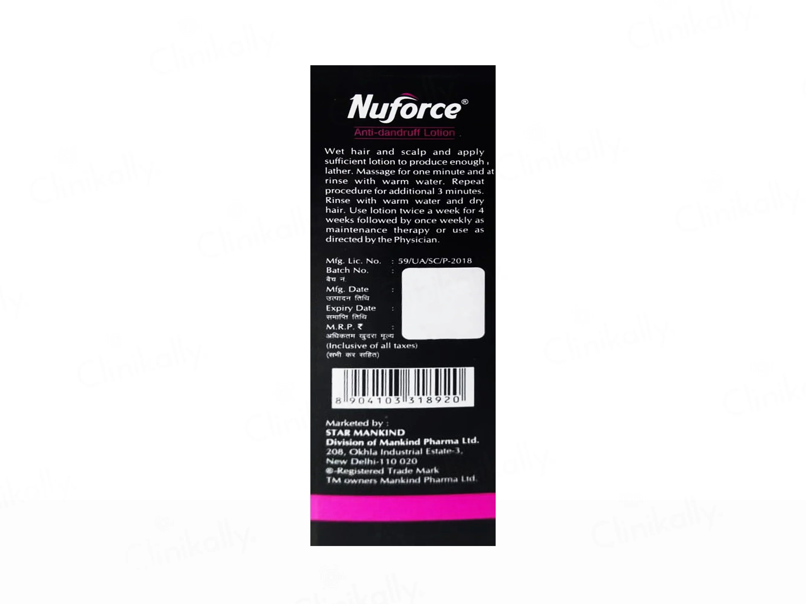 Nuforce Anti-Dandruff Lotion - Image 3
