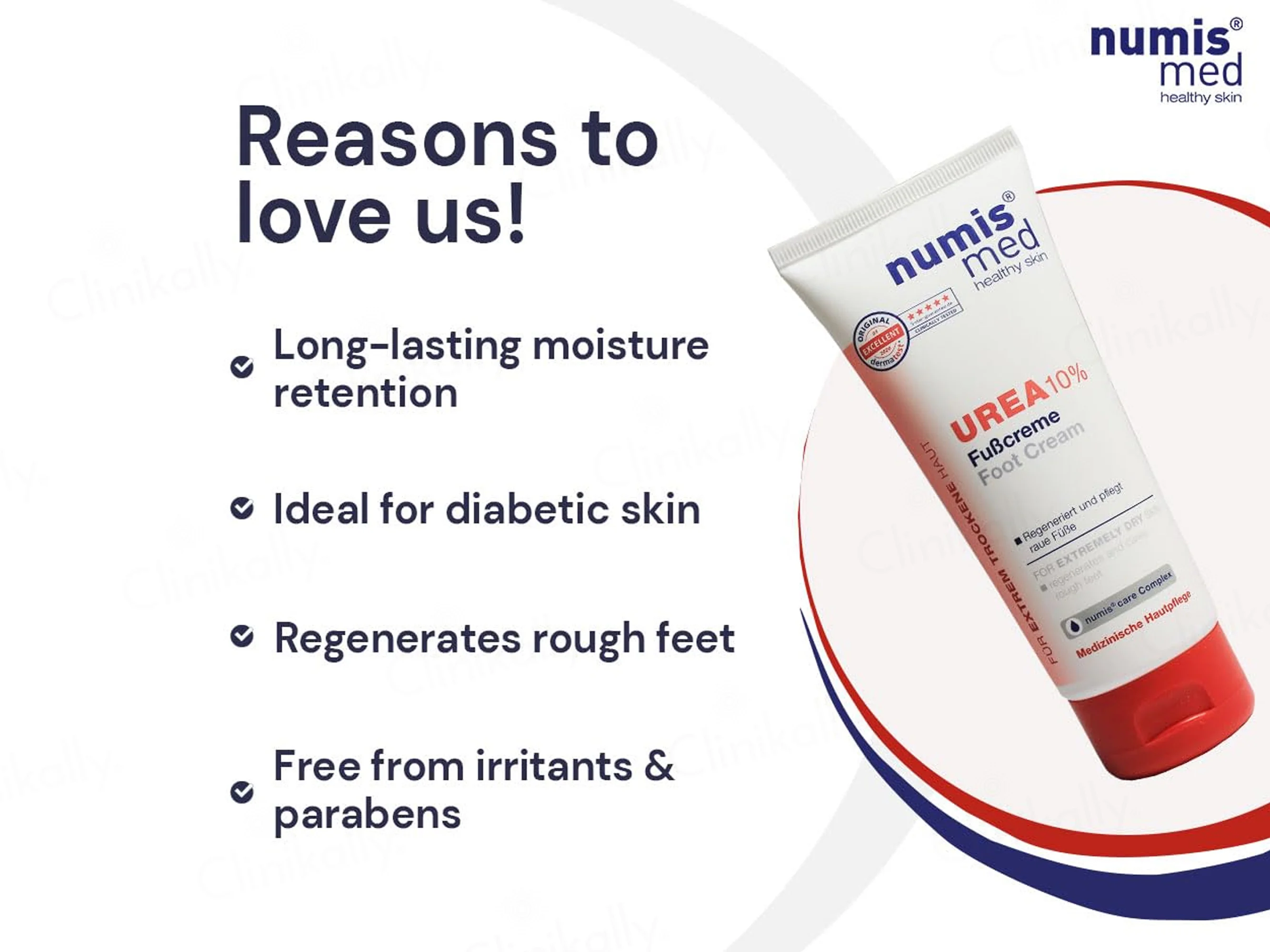 Numis Med Urea 10% Foot Cream For Extremely Dry Skin - Image 3