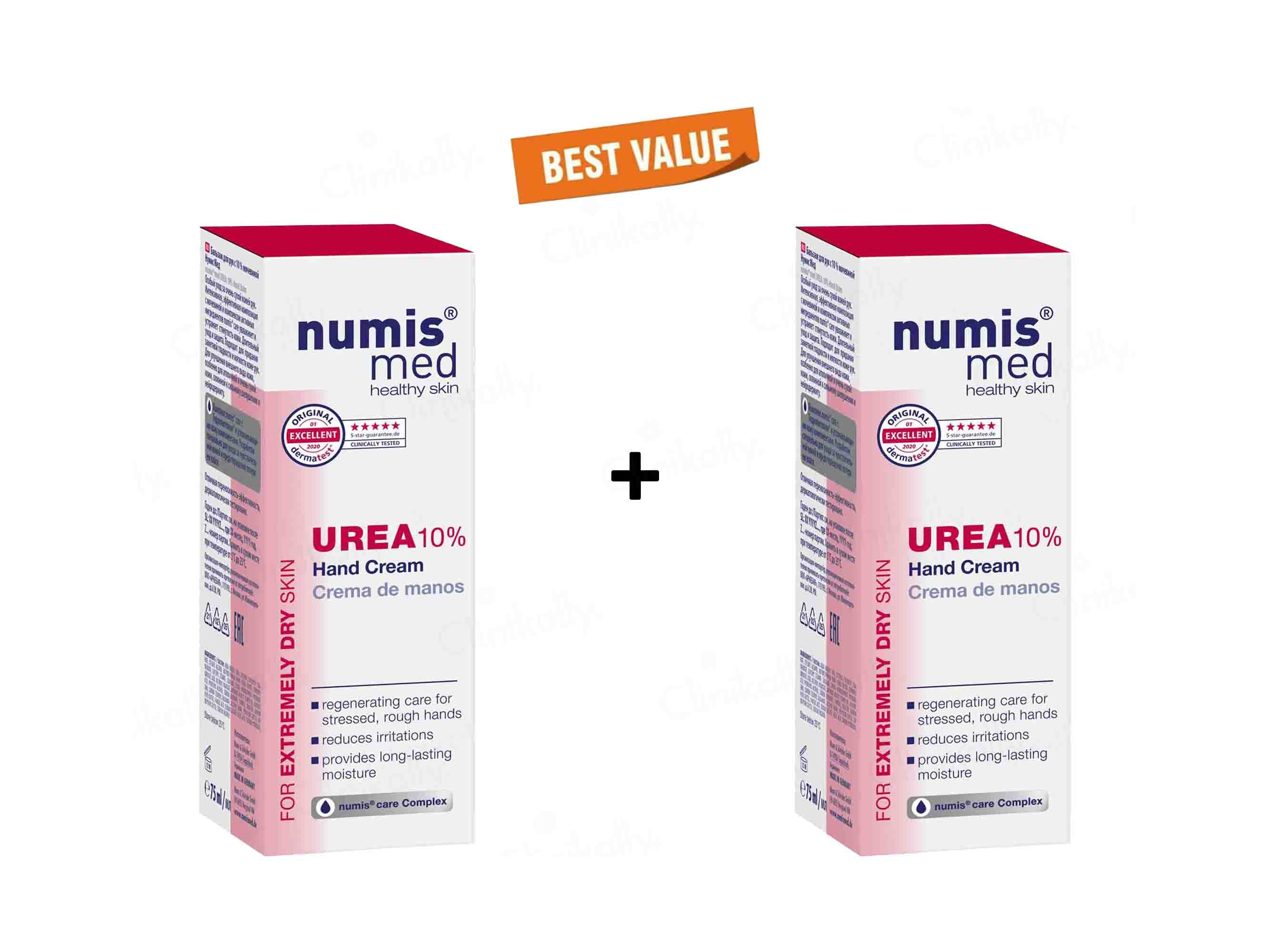 Numis Med Urea 10% Hand Cream For Extremely Dry Skin - Image 3