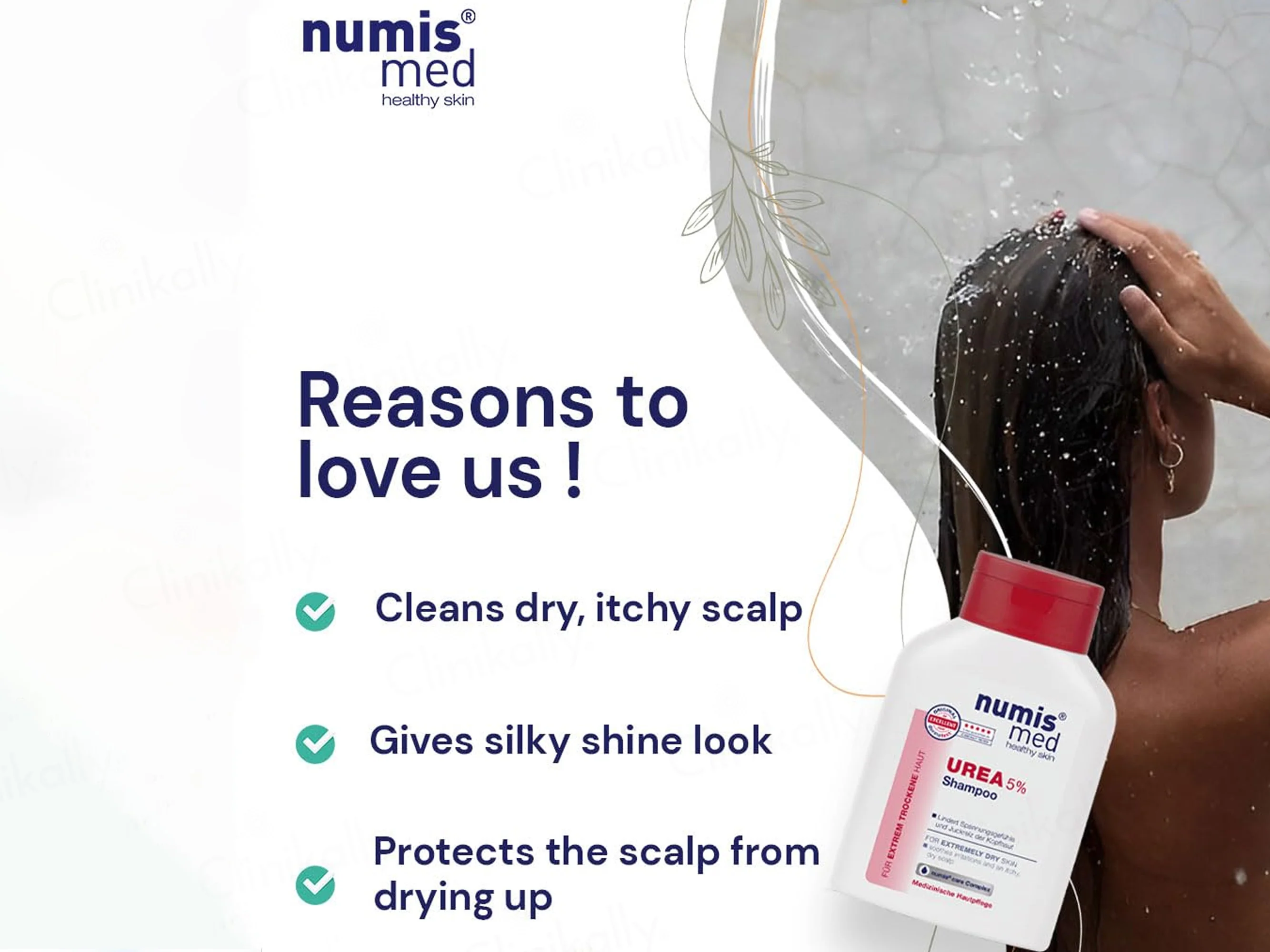 Numis Med Urea 5% Every Day Shampoo For Extremely Dry Skin - Image 3