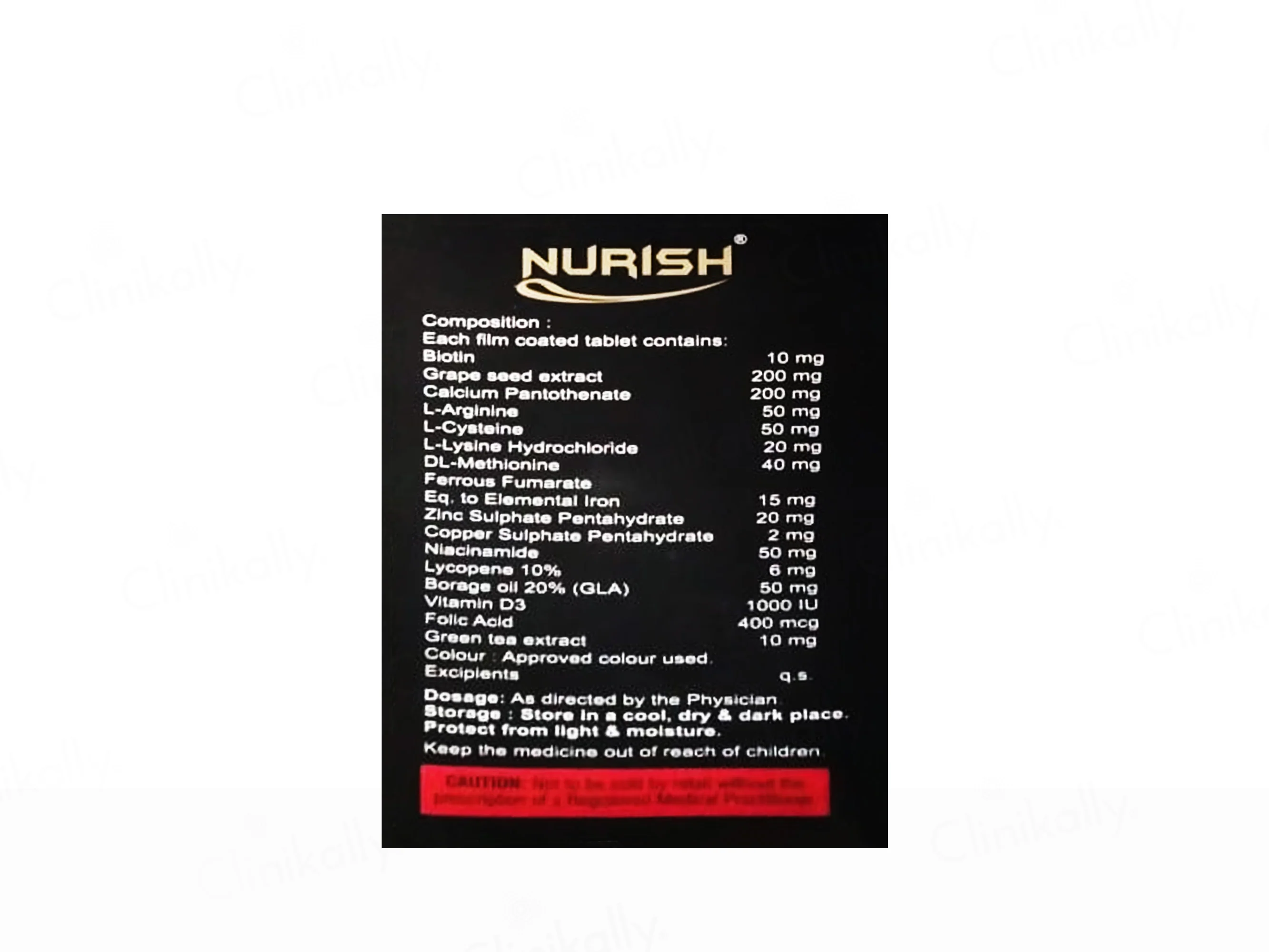 Nurish Tablet (Bottle) - Image 2