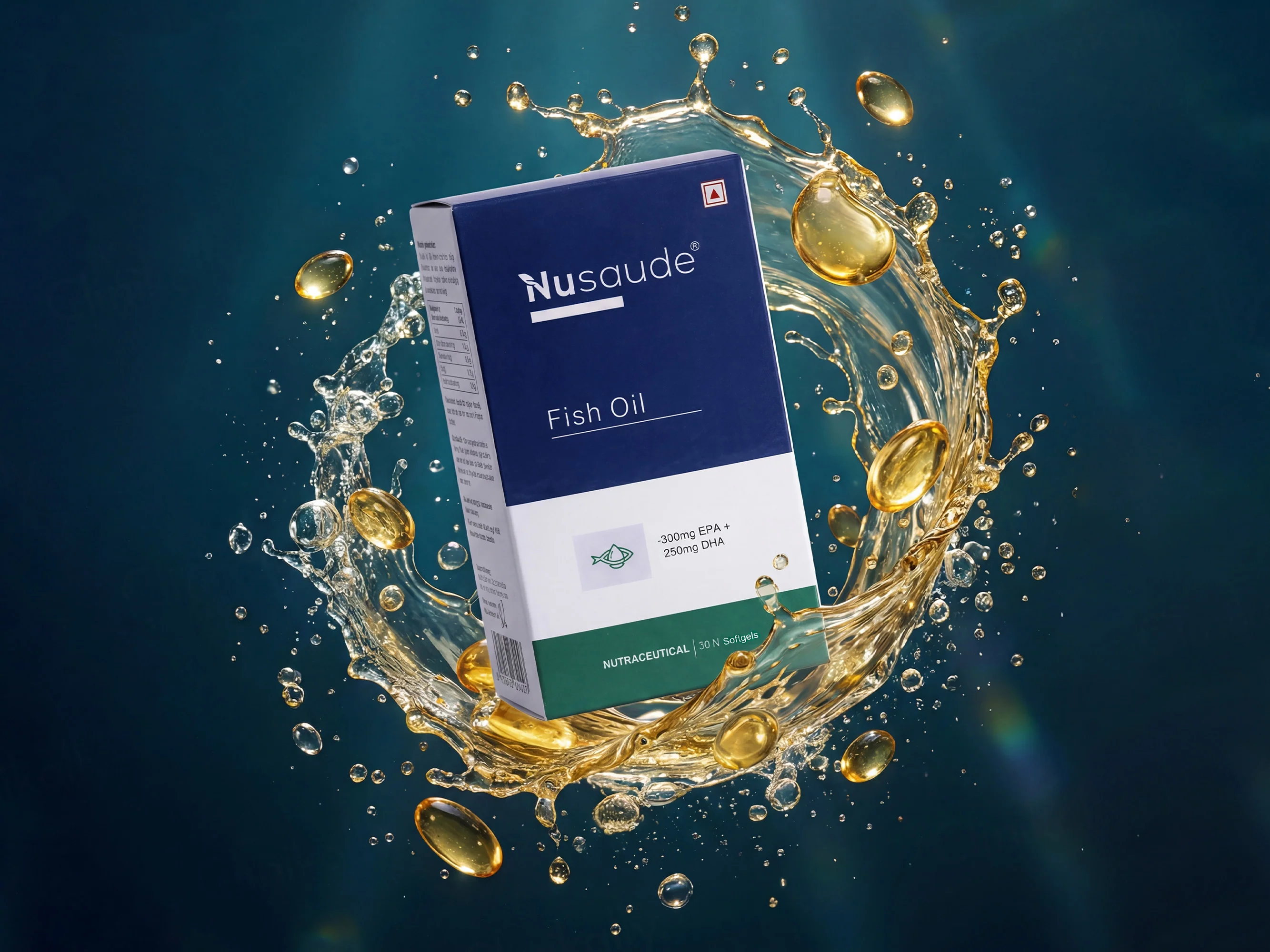 Nusaude Fish Oil Nutraceutical Softgel Capsule - Image 3