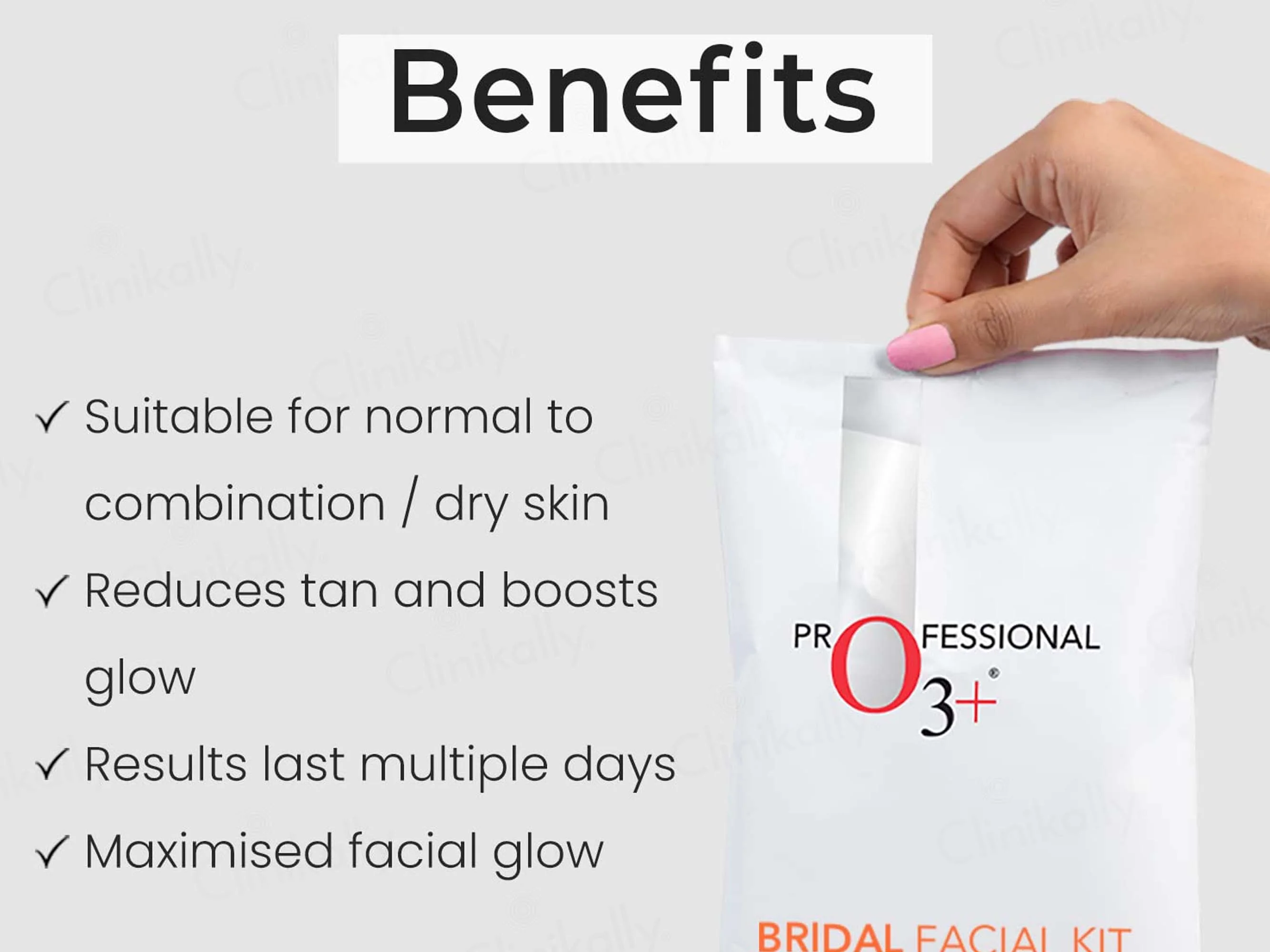O3+ Bridal Facial Kit Vitamin-C Glowing Skin - Image 2