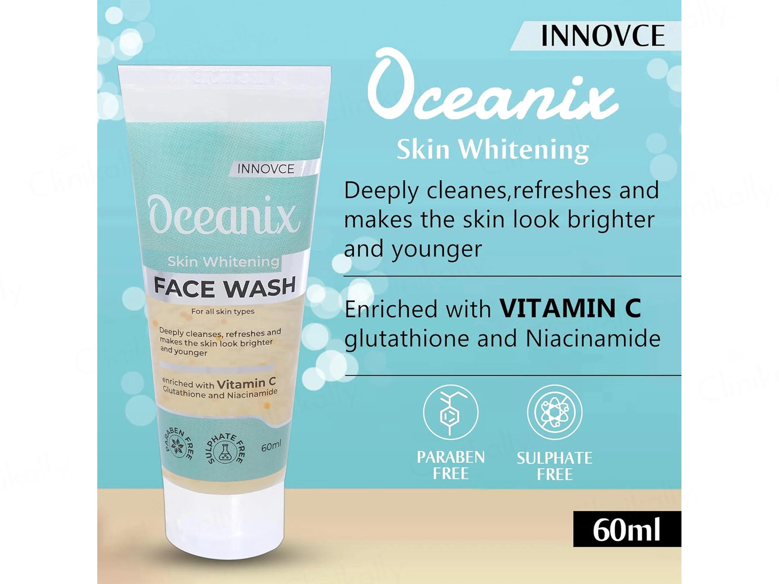 Oceanix Skin Whitening Face Wash - Image 3