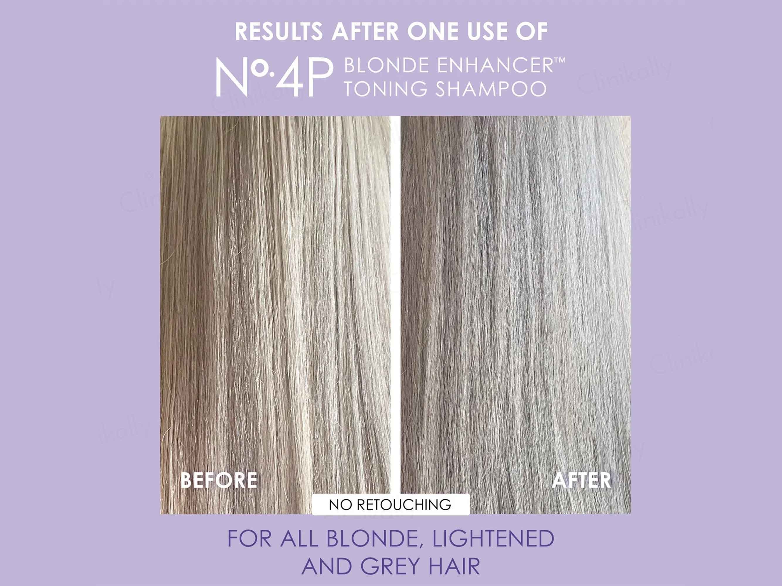 Olaplex No. 4P Blonde Enhancer Toning Shampoo - Image 7