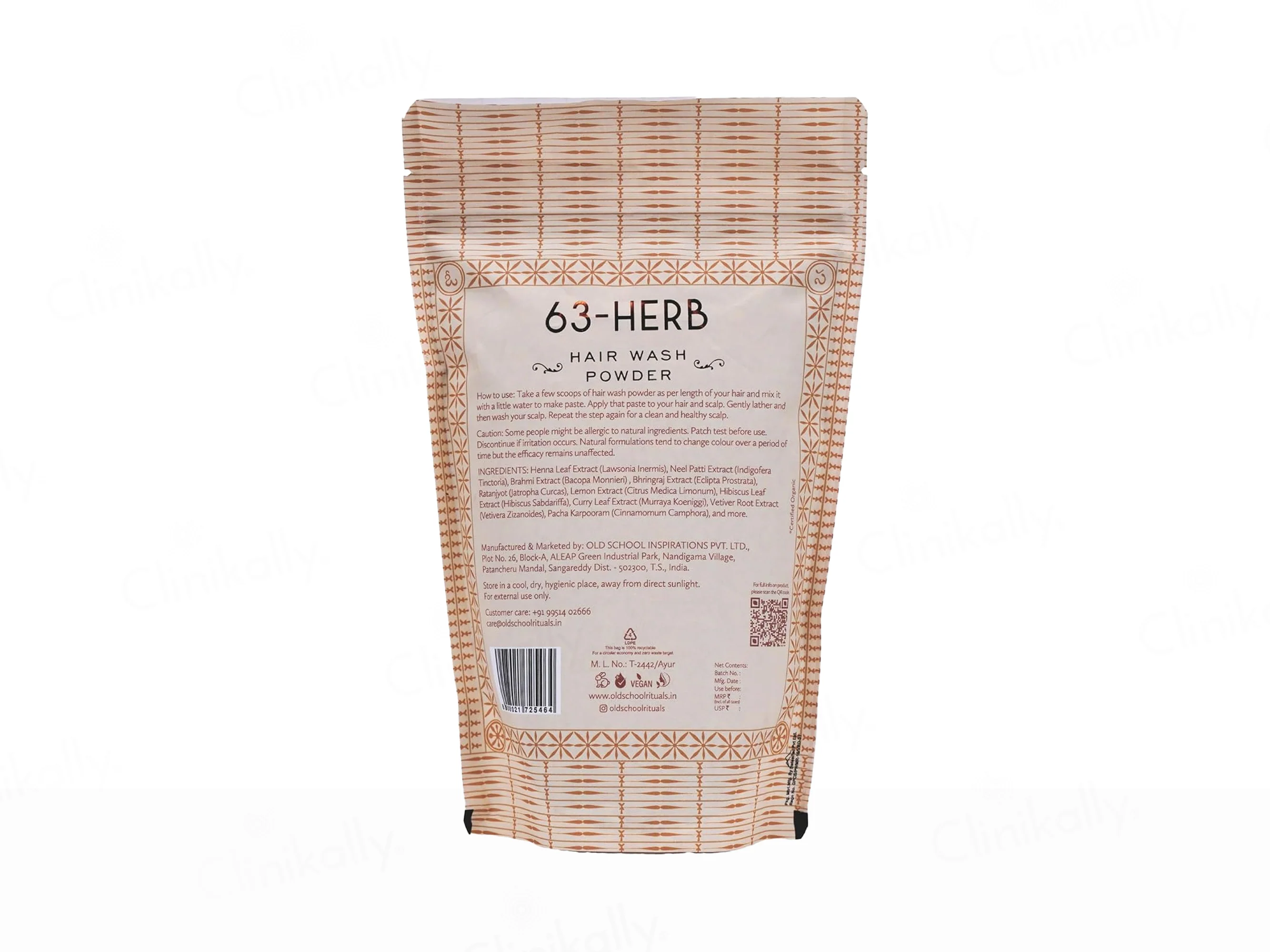Old School 63-Herb Hair Wash Powder - Image 7