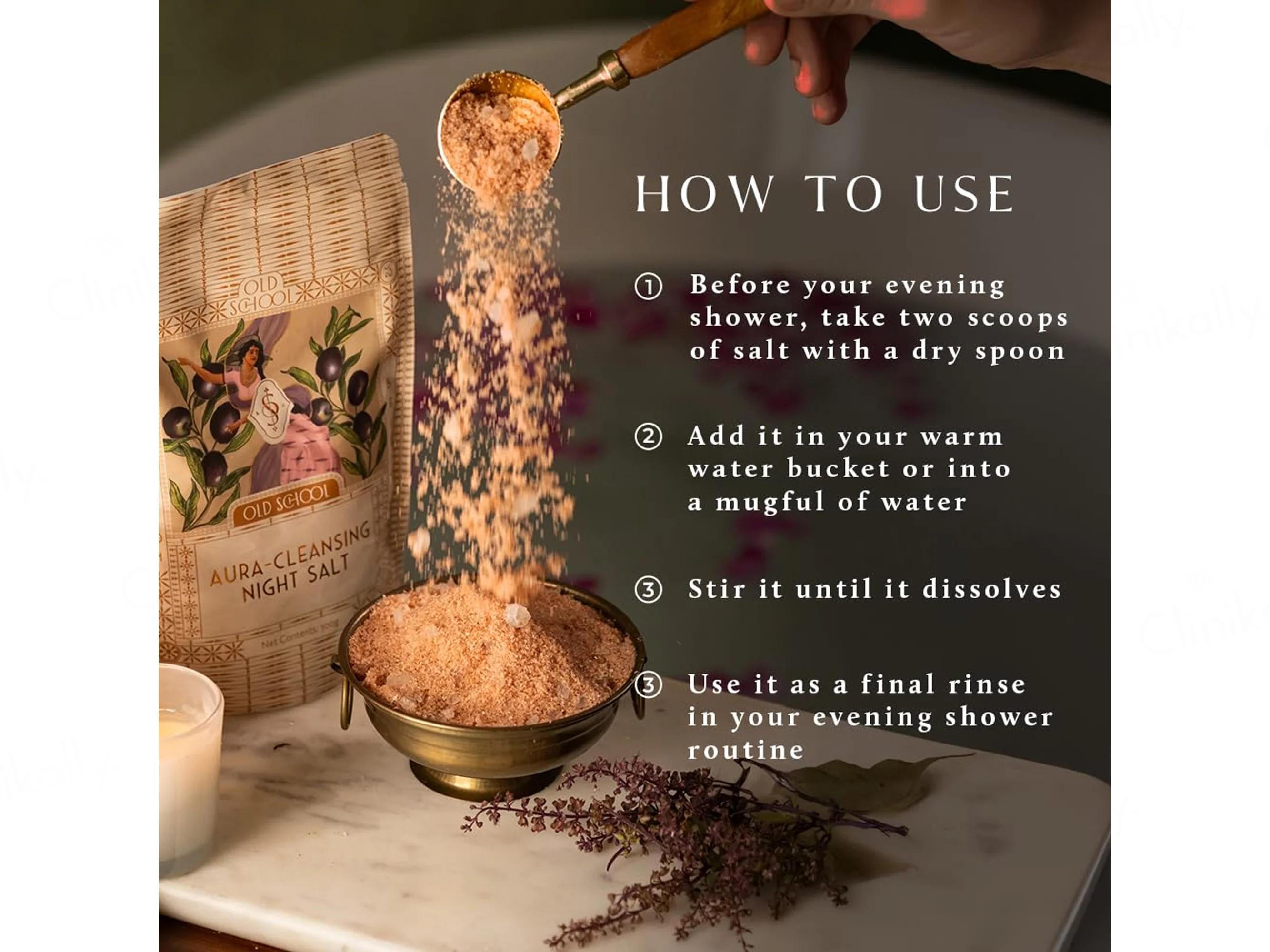 Old School Aura-Cleansing Night Bath Salt - Image 4
