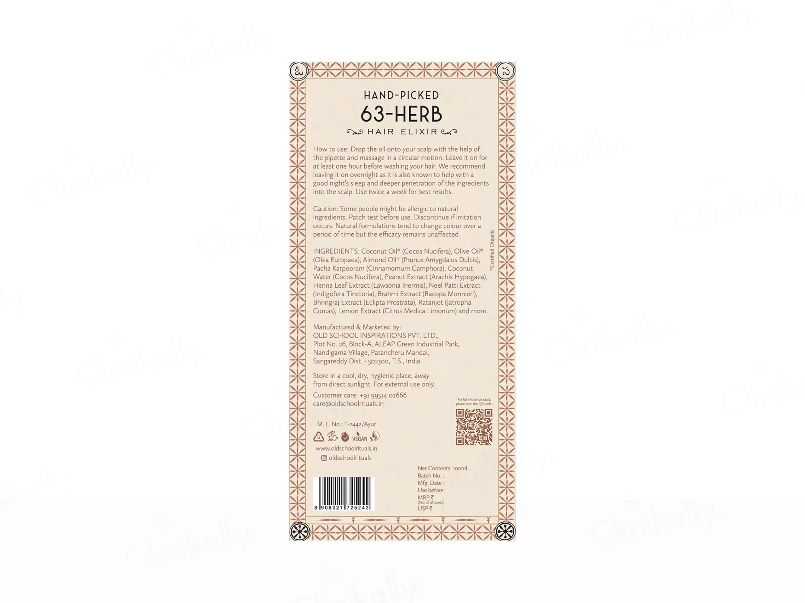 Old School Hand-Picked 63-Herb Hair Elixir - Image 7