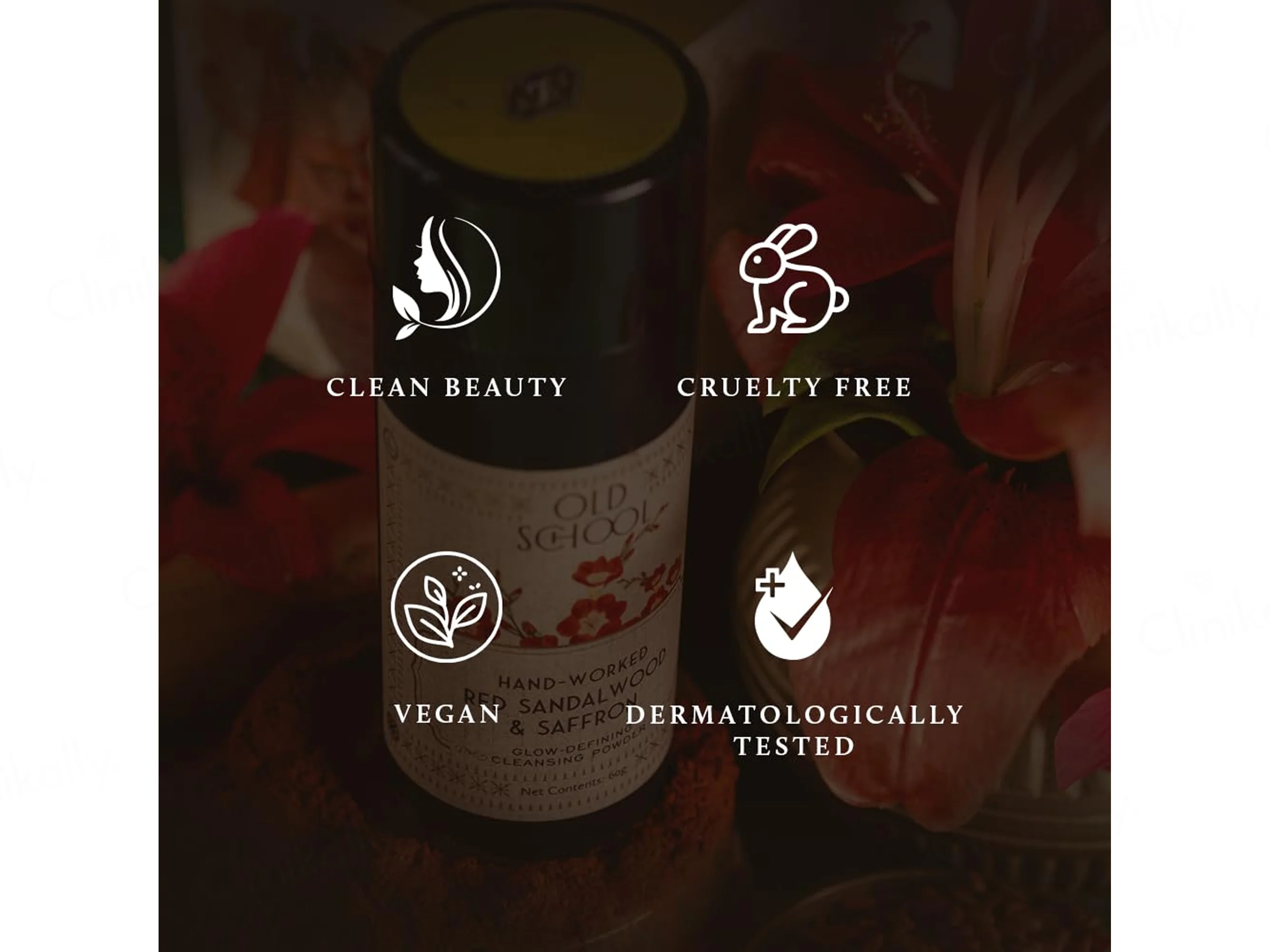 Old School Hand-Worked Red Sandalwood & Saffron Glow-Defining Cleansing Powder - Image 6