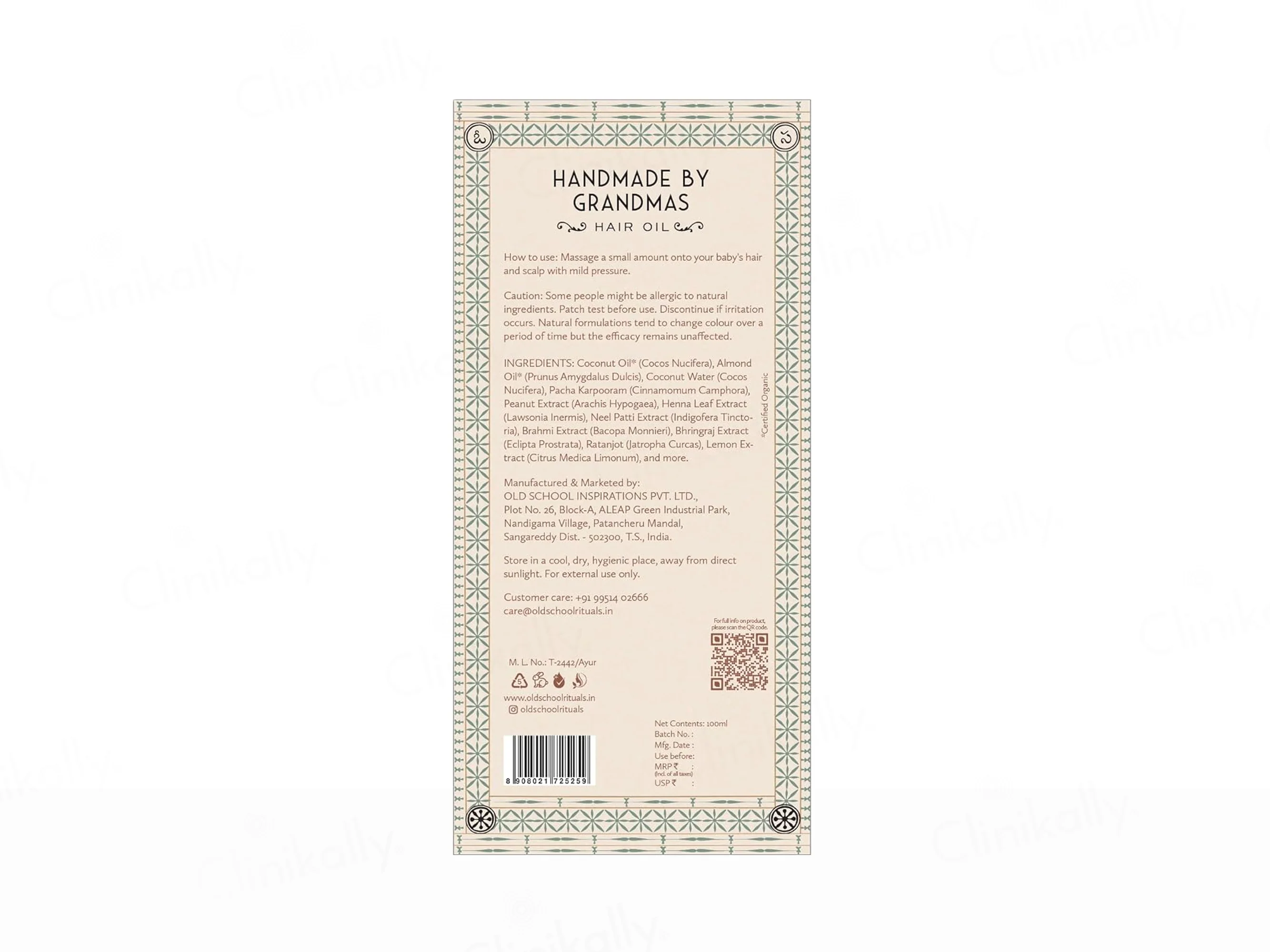 Old School Handmade By Grandmas Hair Oil - Image 7