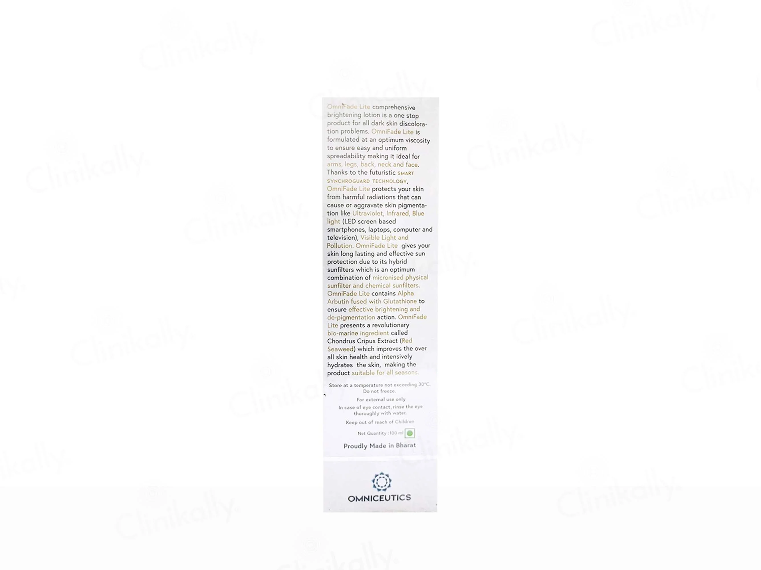 Omnifade Lite Comprehensive Brightening Lotion SPF 30+ - Image 2