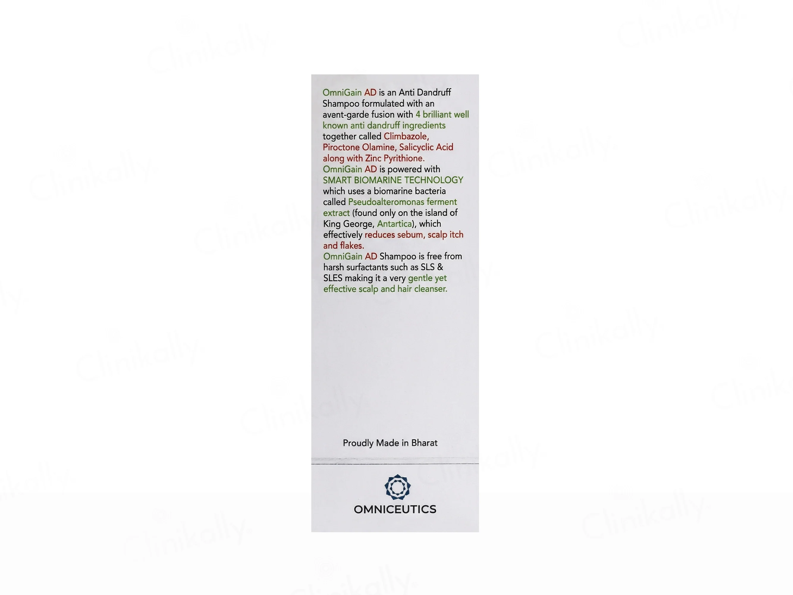 Omnigain AD Advanced Anti-Dandruff Shampoo - Image 3