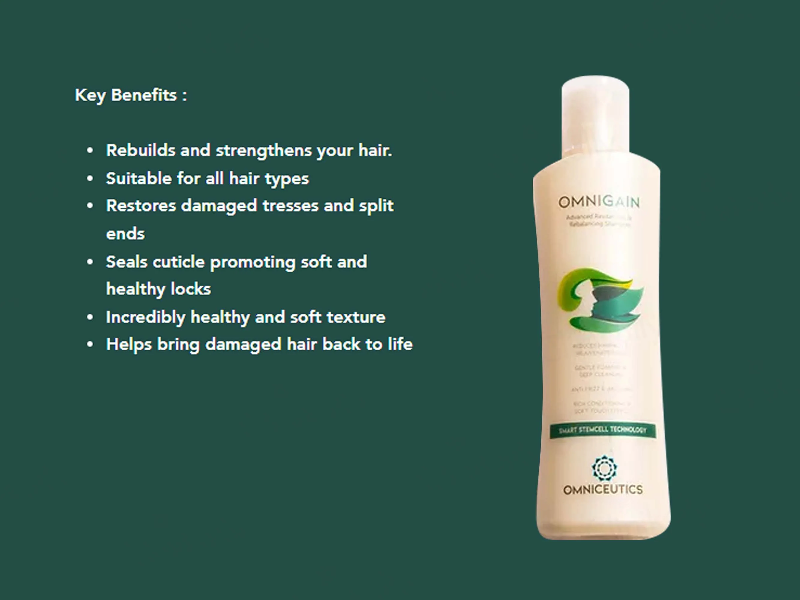Omnigain Advanced Revitalizing & Rebalancing Shampoo - Image 2