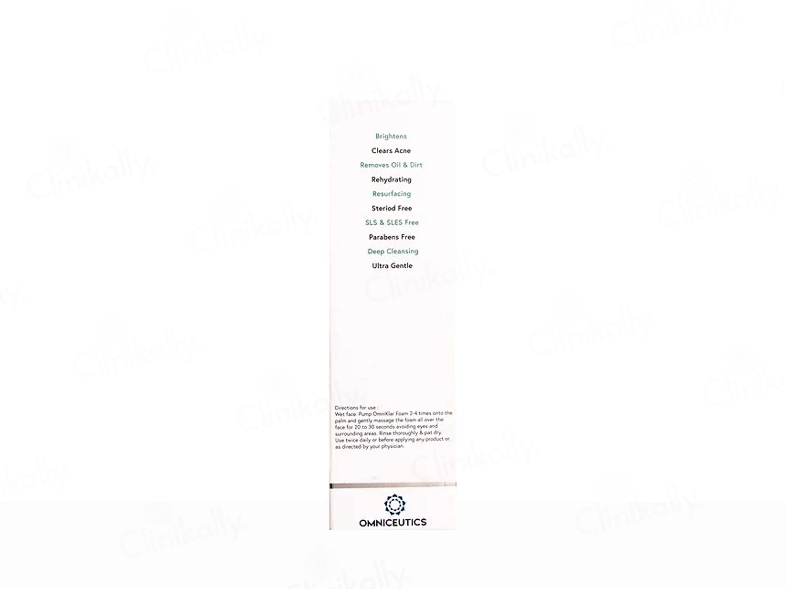 Omniklar Ultra Gentle Foaming & Exfoliating Cleanser - Image 4