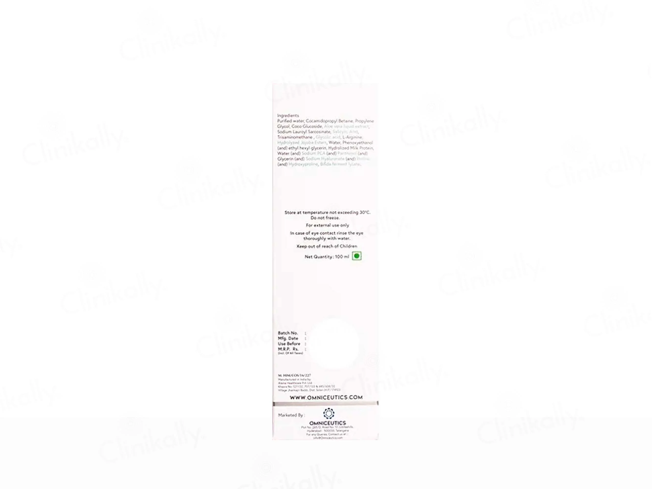 Omniklar Ultra Gentle Foaming & Exfoliating Cleanser - Image 6