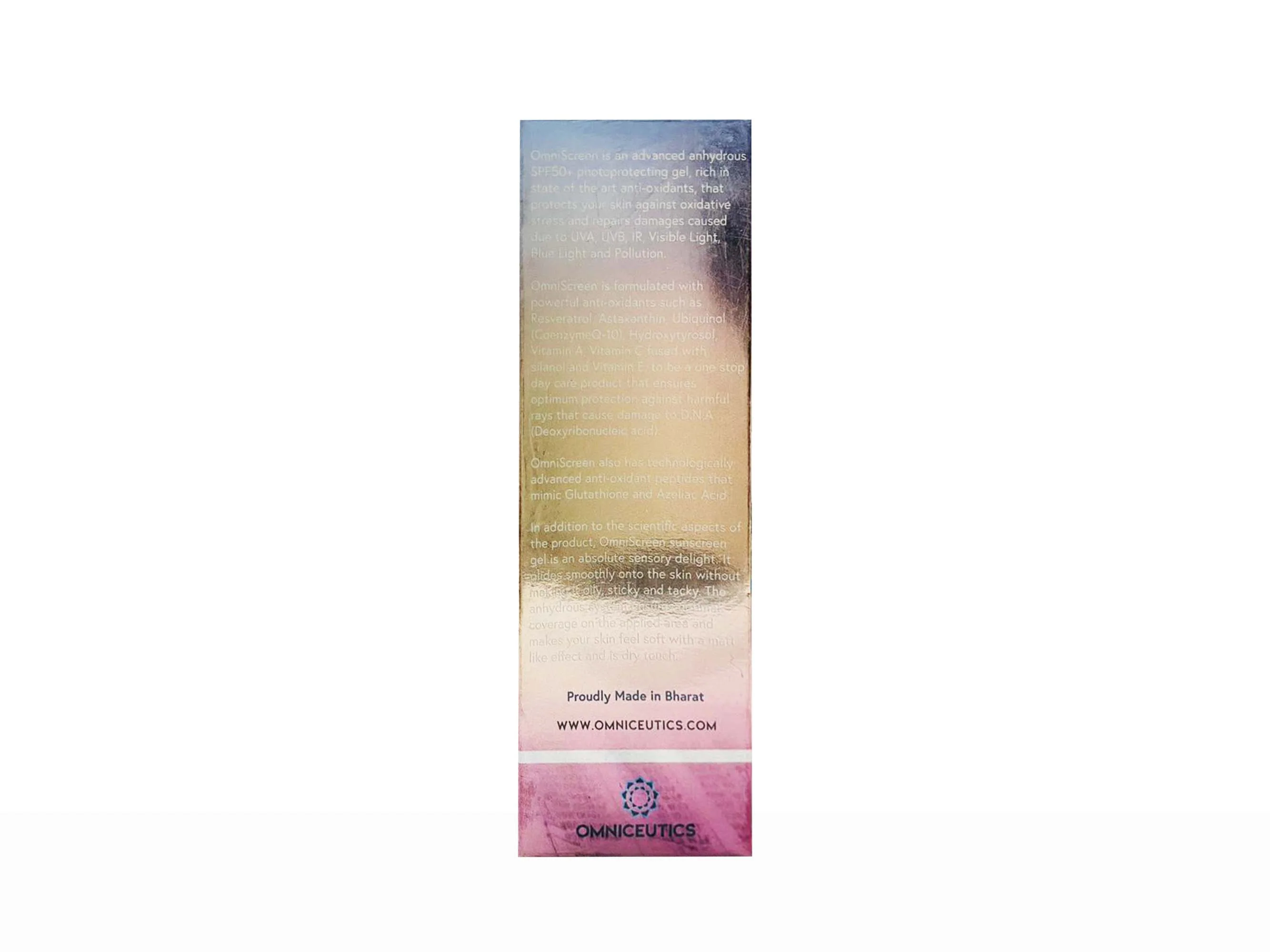 Omniscreen Anti-Oxidant Rich Mineral Sunscreen Gel SPF 50+ - Image 2