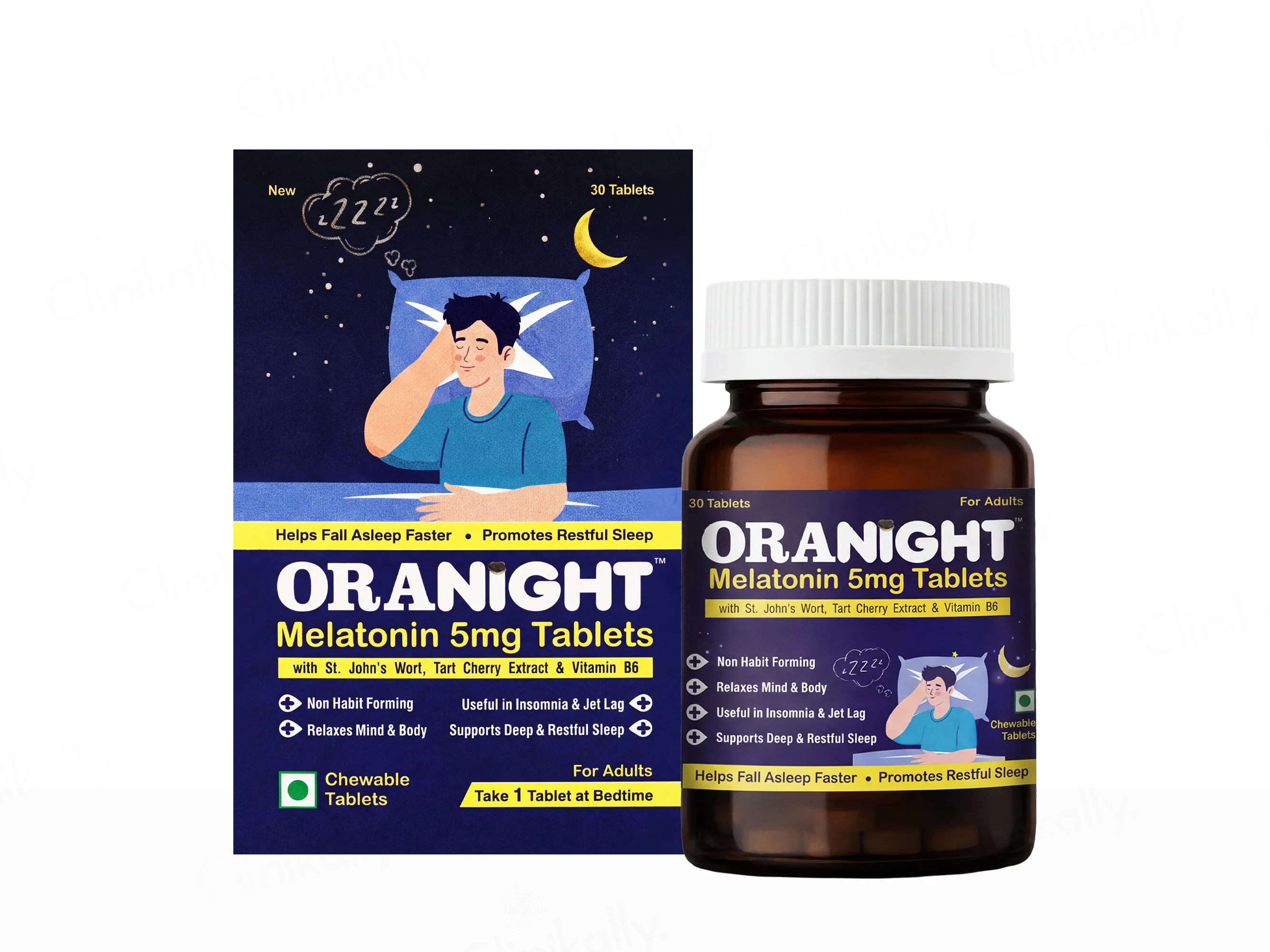 Oranight Melatonin 5mg Chewable Tablet - Image 2