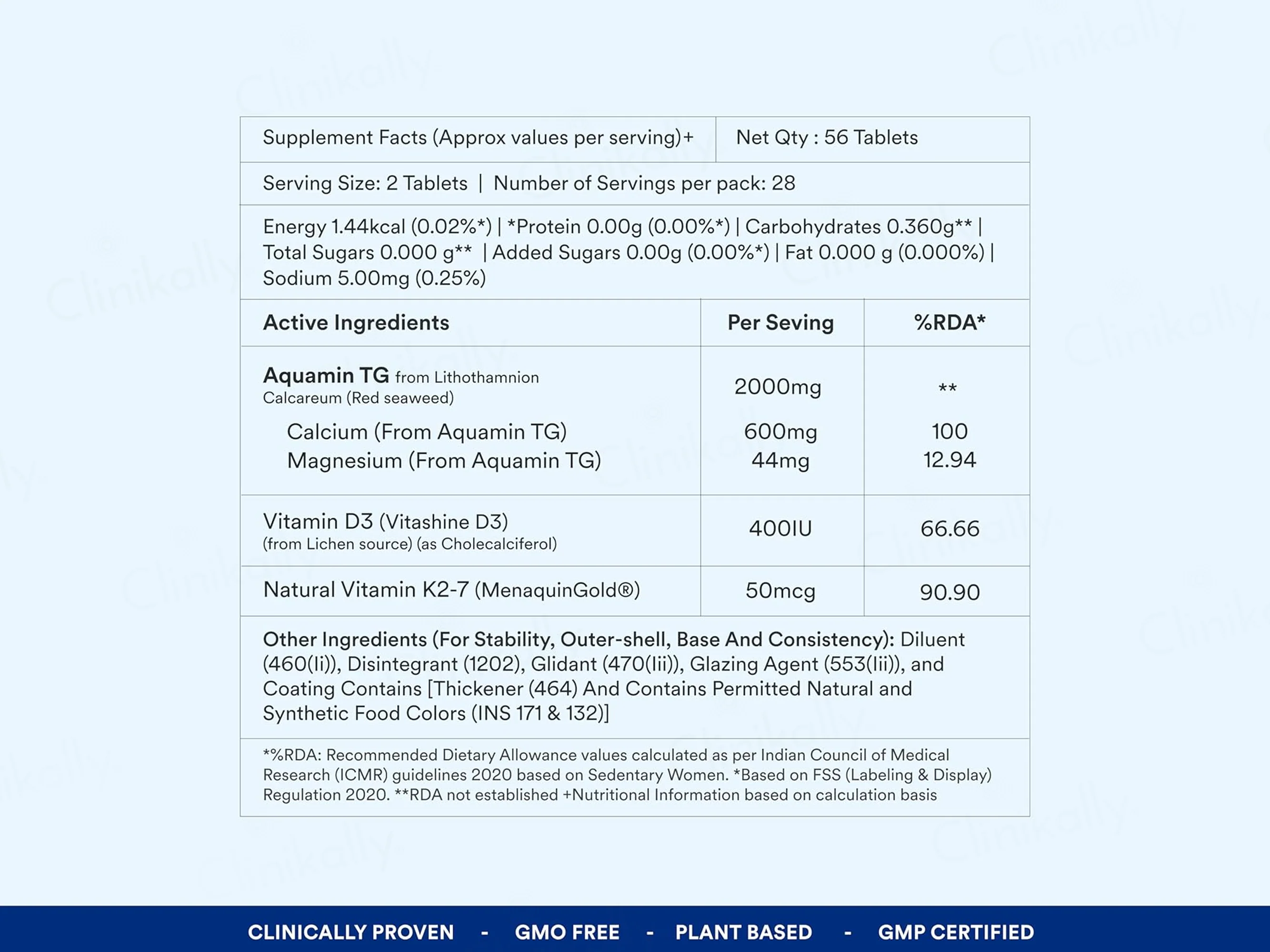 Origins Nutra Bone Strength Nutraceutical Veg Tablet - Image 4