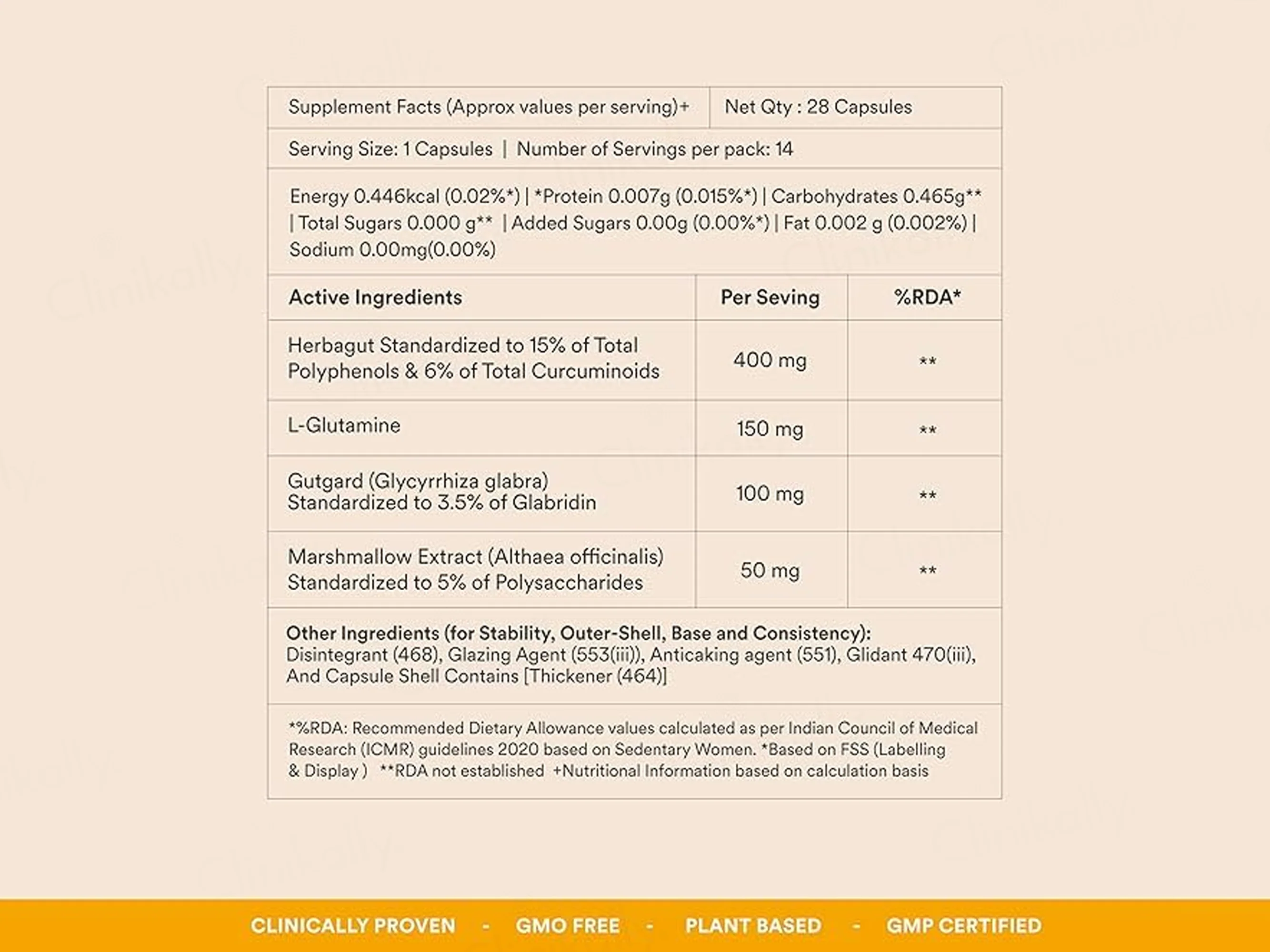 Origins Nutra Gut Restore Nutraceutical Veg Capsule - Image 5