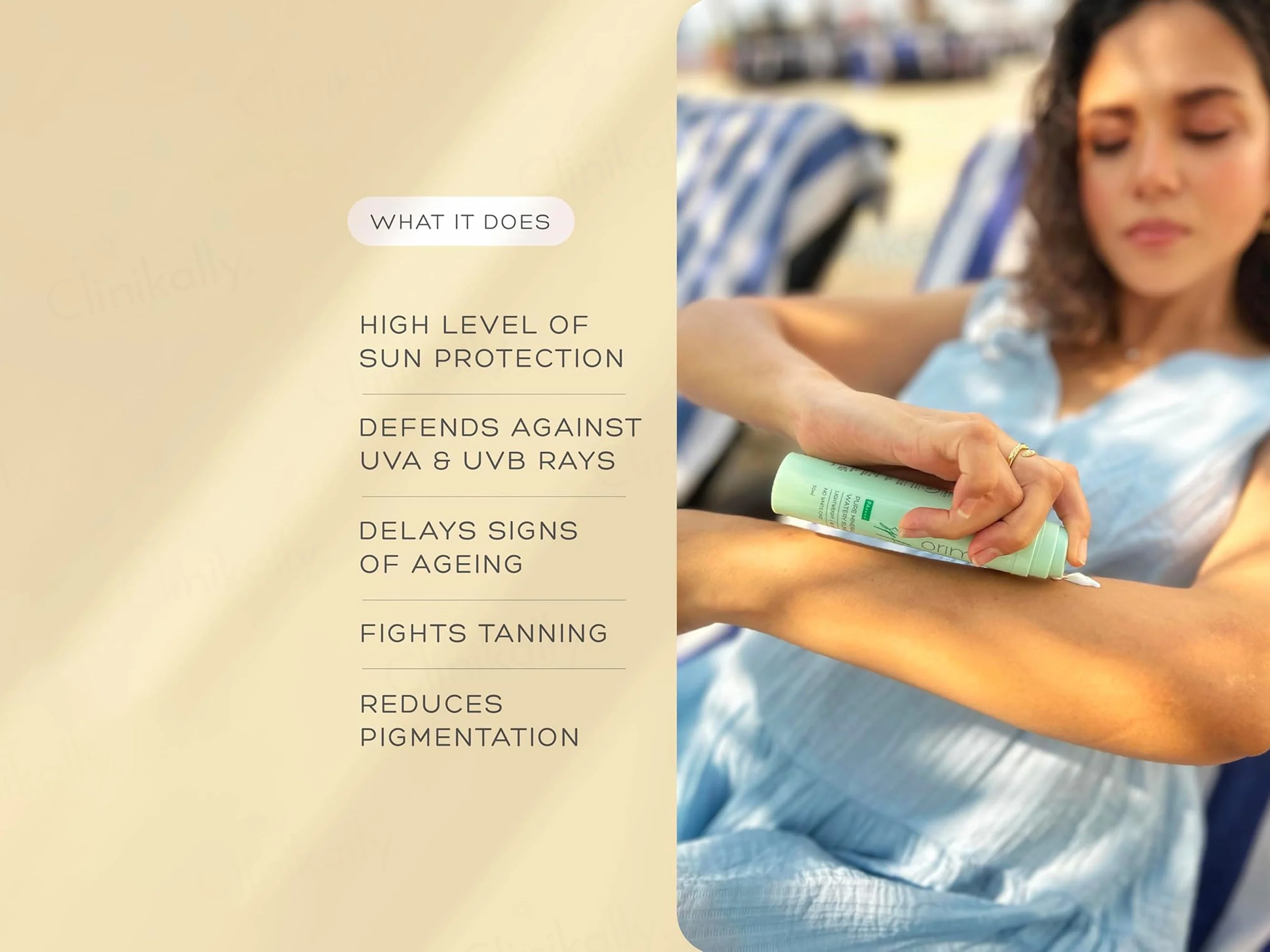 Orimii Pure Mineral Watery Sunscreen SPF 50 PA++++ - Image 3