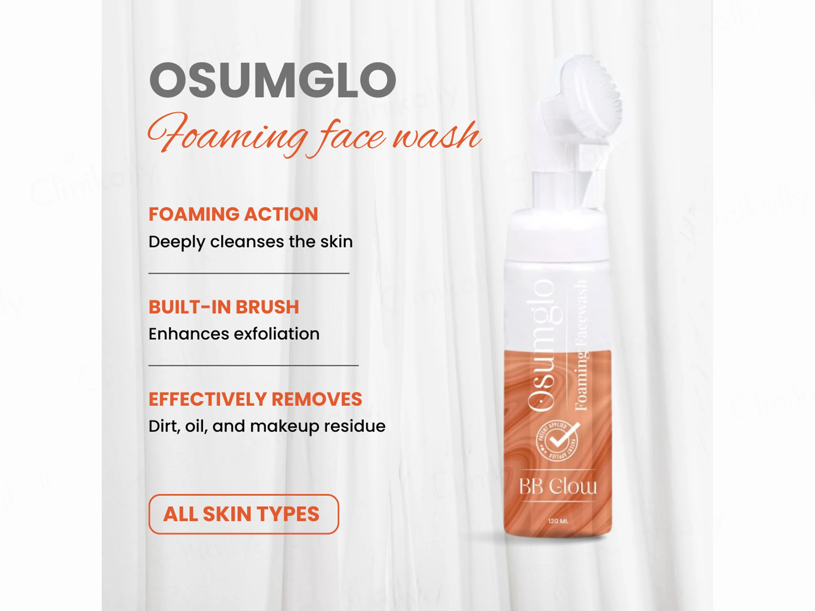 Osumglo BB Glow Deep Cleansing Foaming Face Wash - Image 3