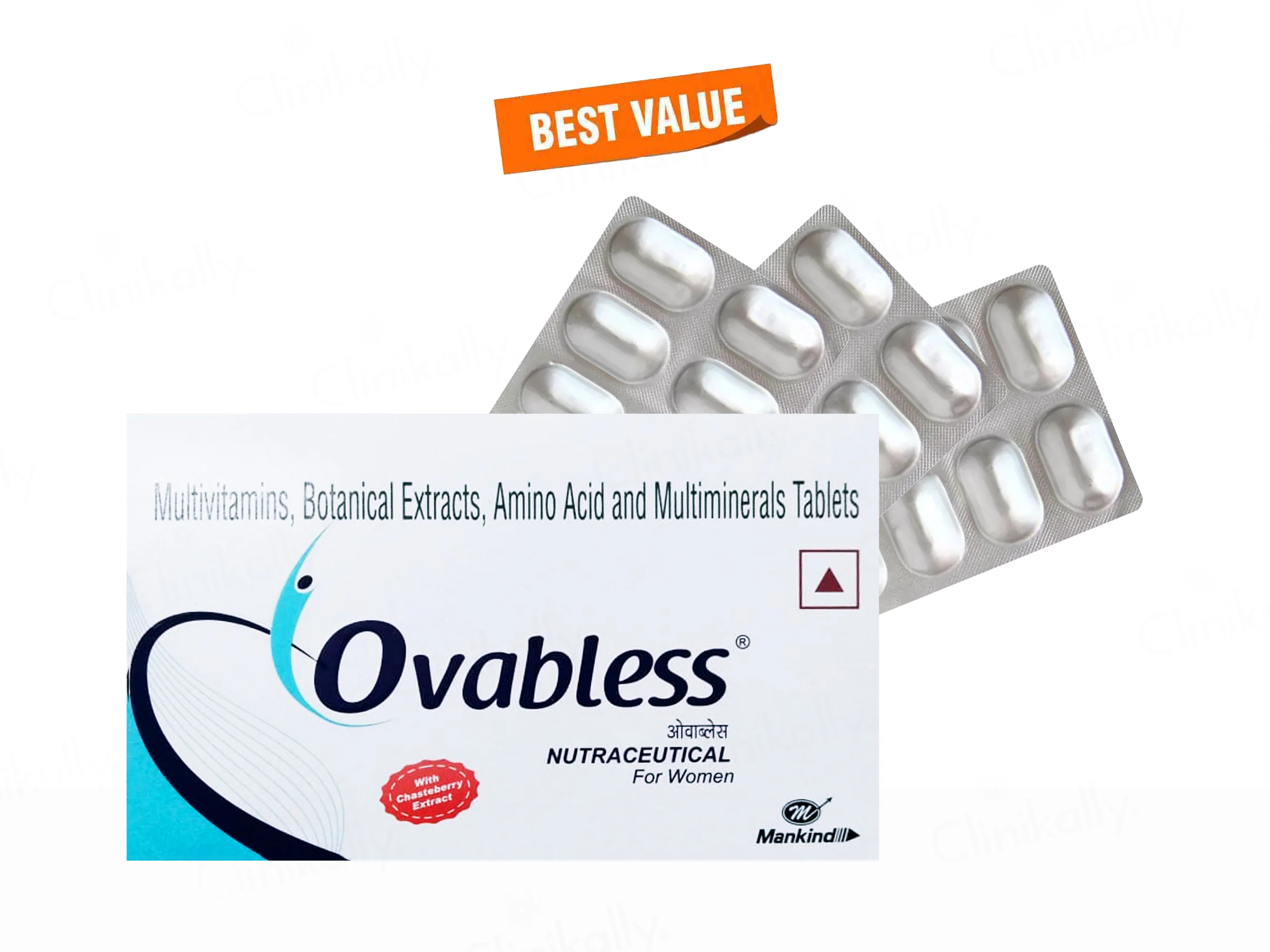 Ovabless Women Nutraceutical Tablet With Chasteberry Extract - Image 3
