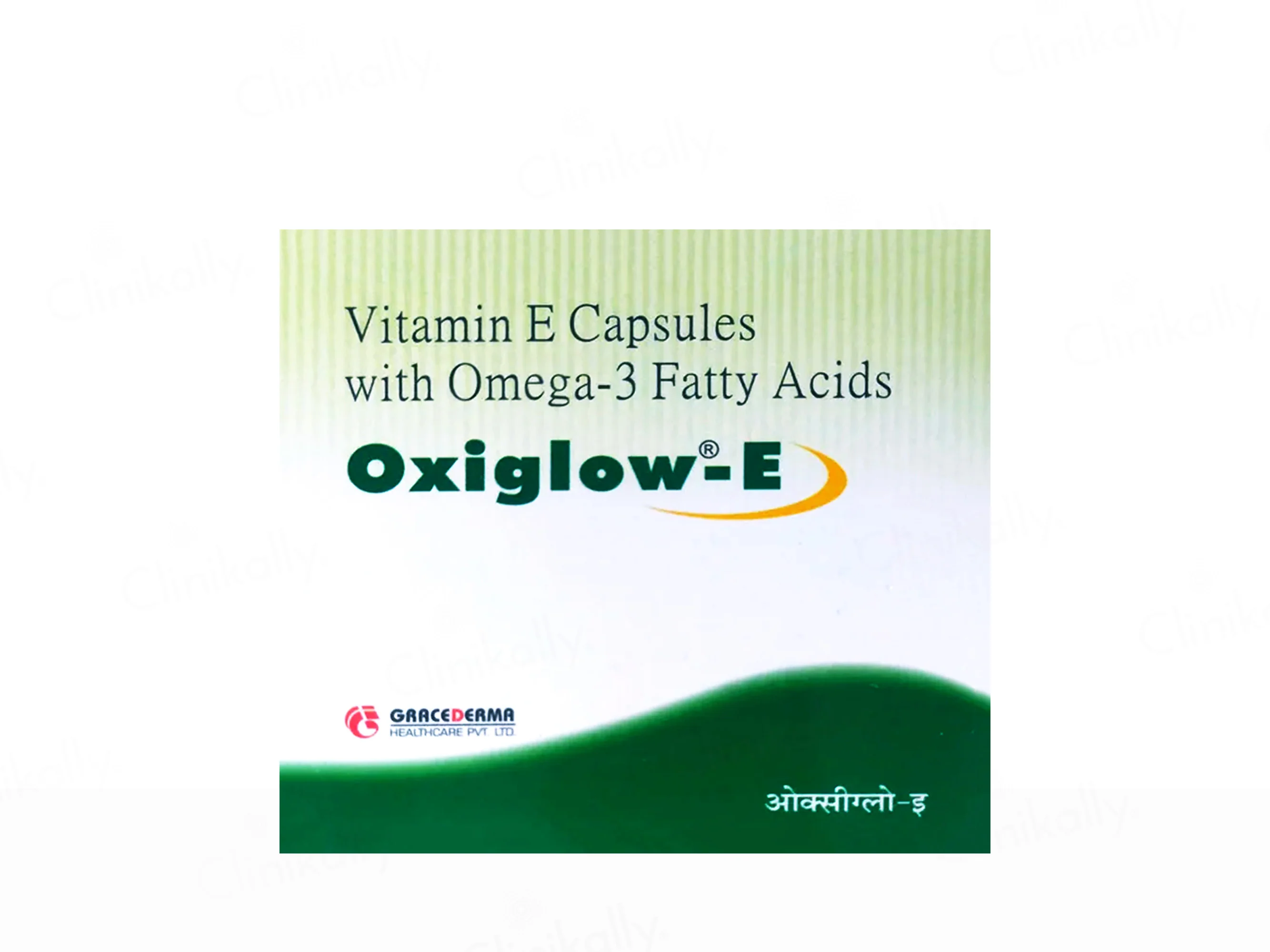 Oxiglow-E Vitamin E & Omega-3 Fatty Acids Capsule - Image 2