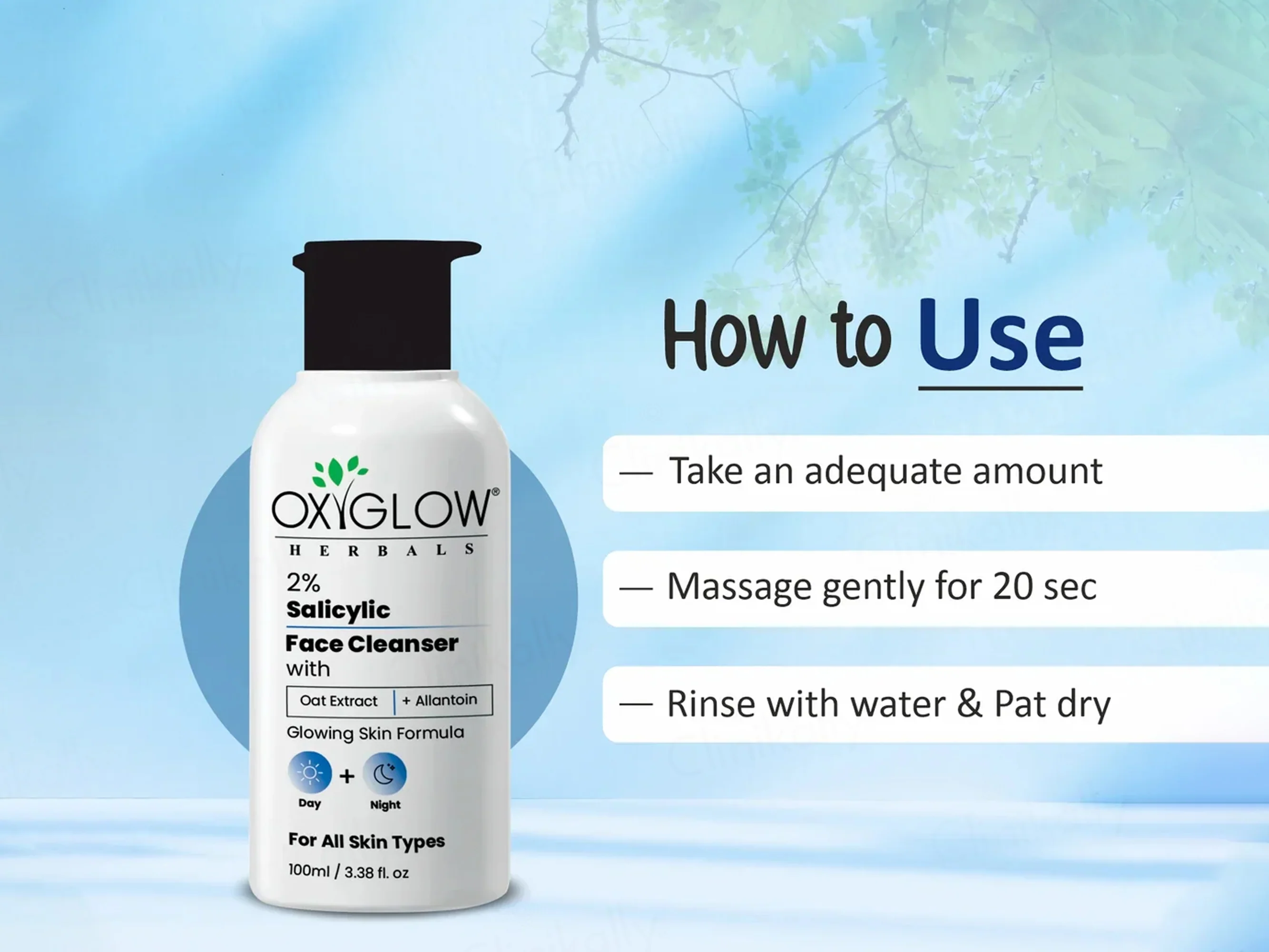 Oxyglow 2% Salicylic Face Cleanser - Image 3