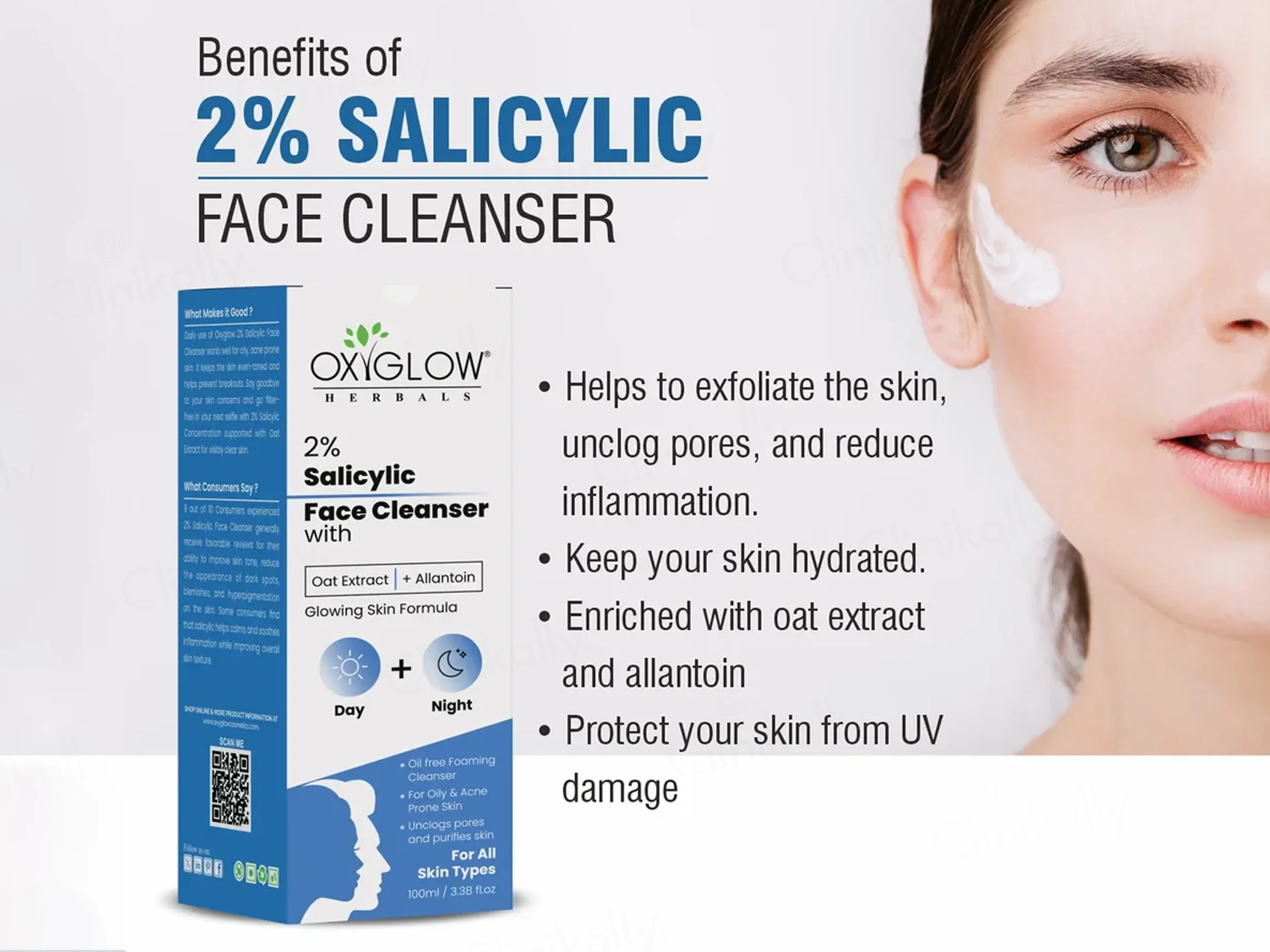 Oxyglow 2% Salicylic Face Cleanser - Image 5
